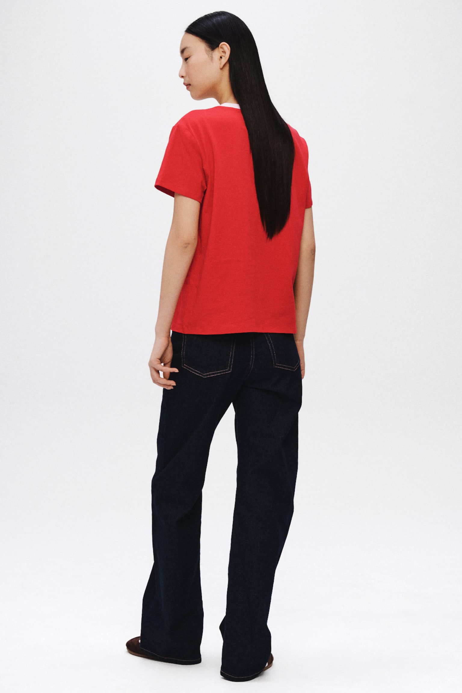 Printed T-shirt - Màu đỏ/Athletic/Xanh tím than/Italian Riviera/Màu kem/Rome/Màu xám nhạt đốm/Amour - 3