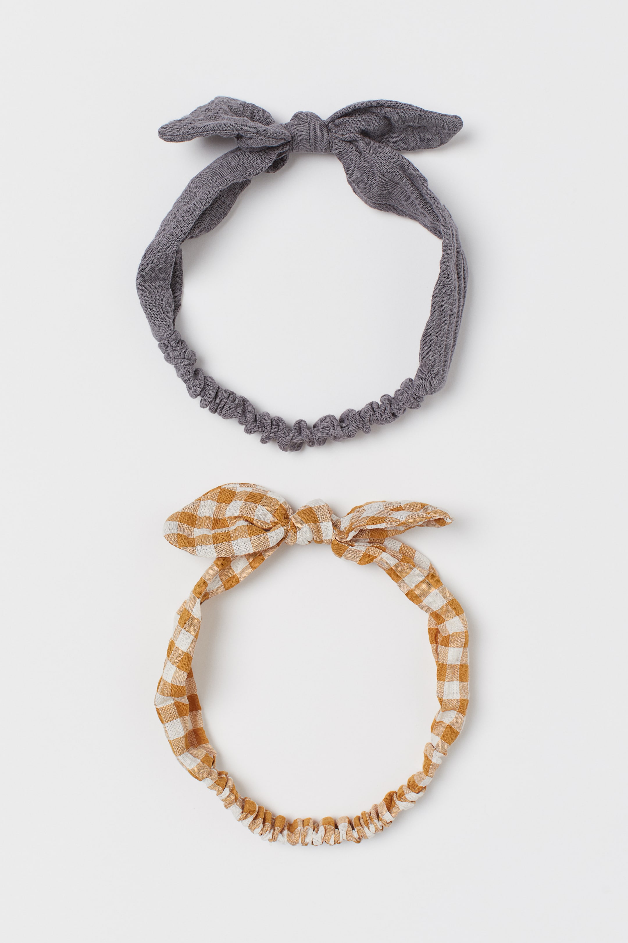 2-pack cotton hairbands