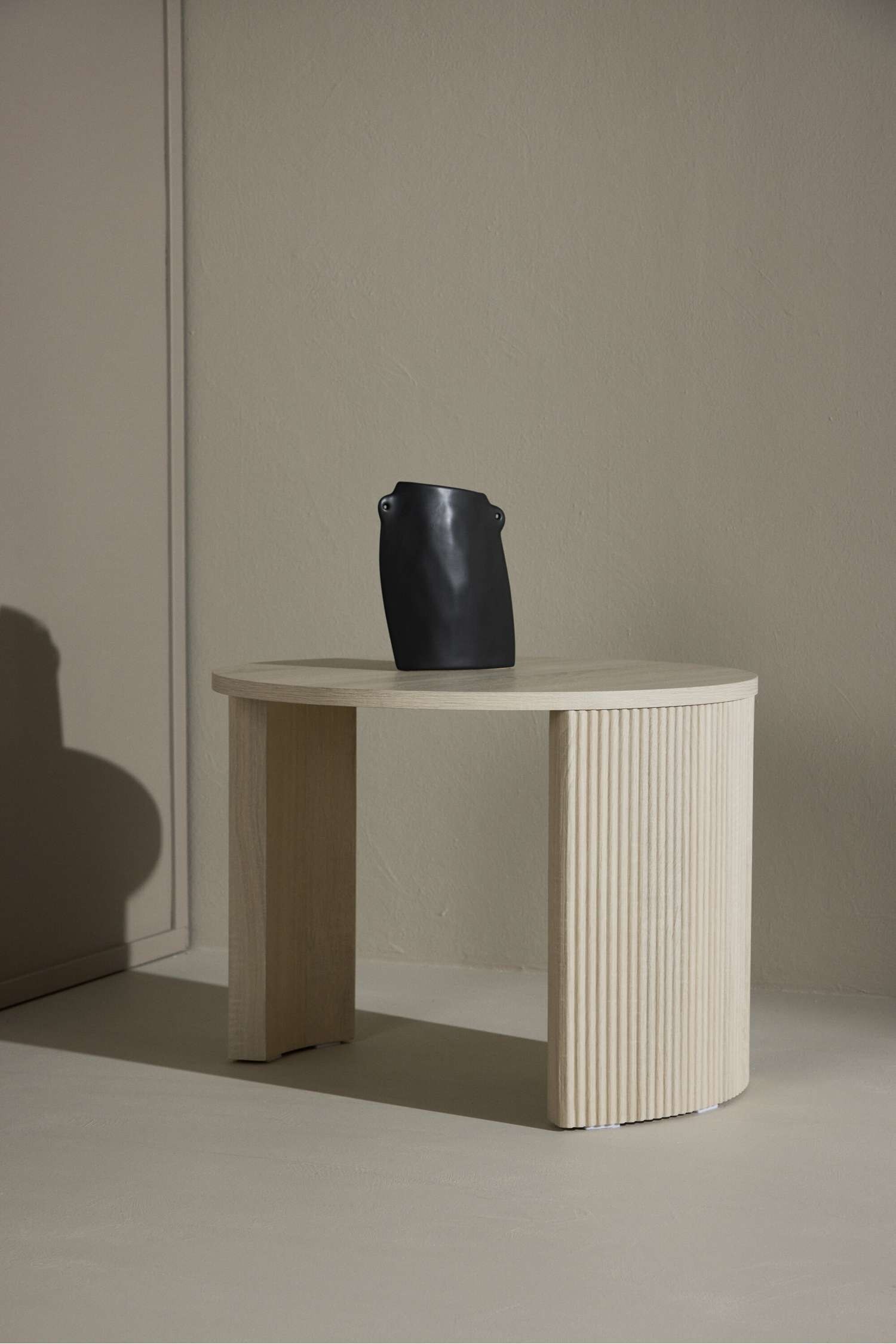 Bristol Sofa Table - Mdf, Whitewash/Mdf, Beige