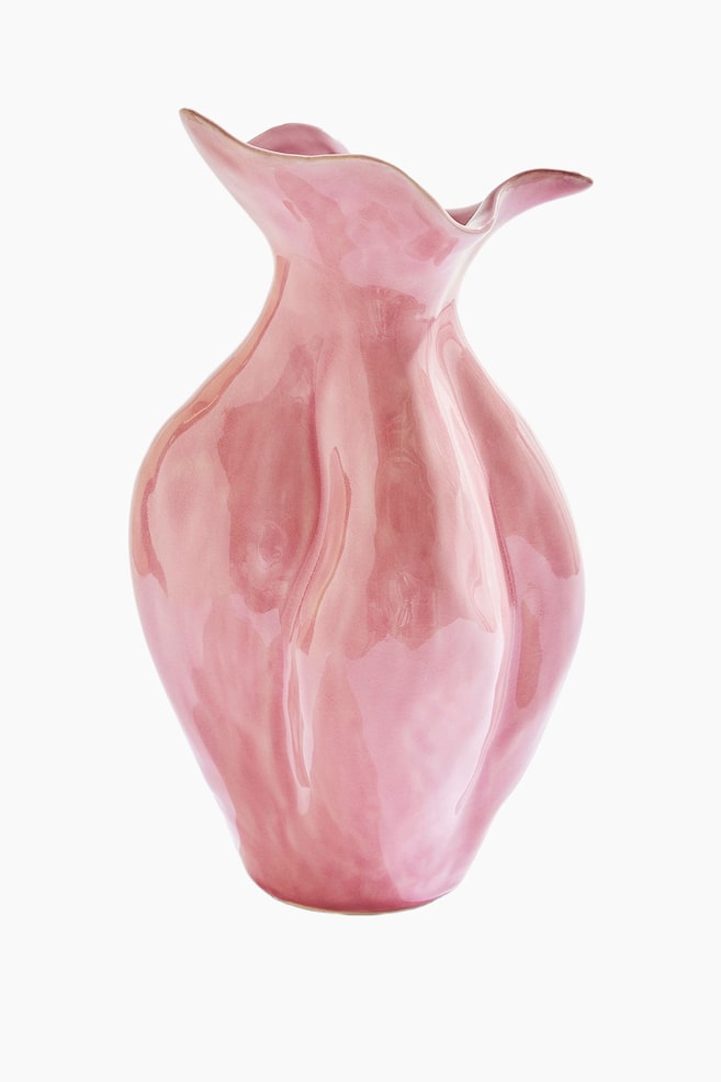 Daegu Vase Mini - Rose/Chrome - 1