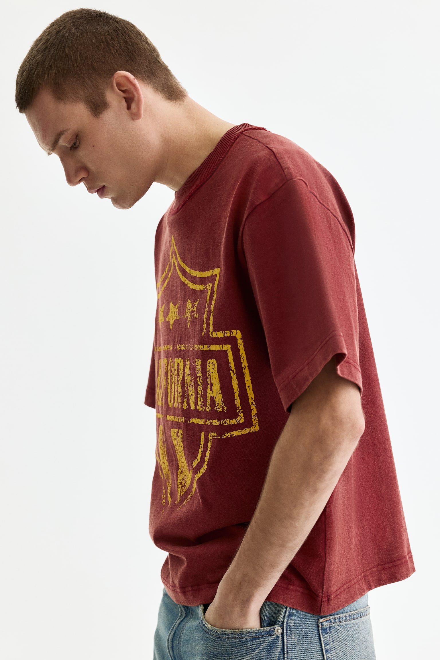 Playera Loose Fit con diseño - Red/California/Blanco/California/Café oscuro/California/Azul tenue claro/Rojo/Sunset/Gris oscuro/Rodeo Sunset/Gris claro/Not for Ceremony/Blanco/Golden/Negro/Workwear - 6