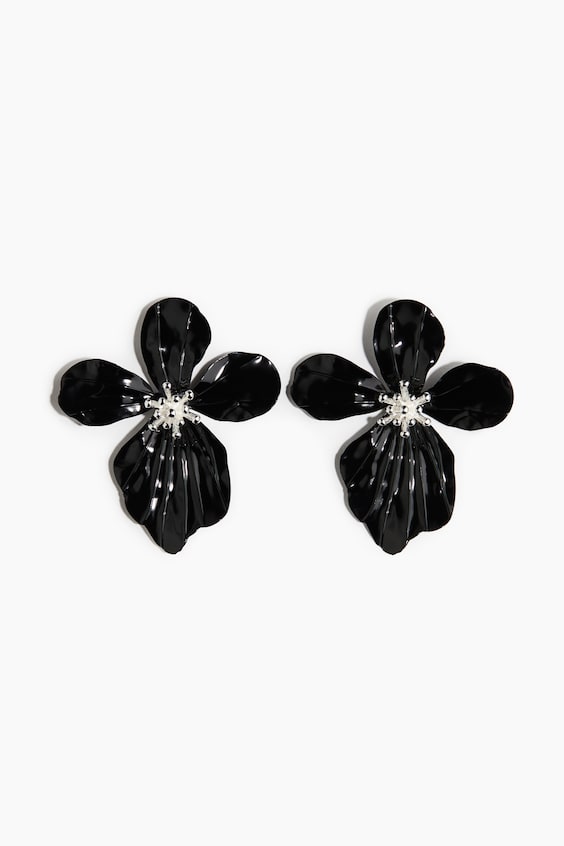 Женские серьги-цветы H&M