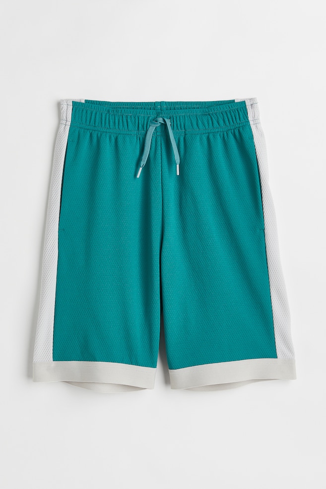 Basketball shorts - Ocean green/Block-coloured/Dark blue/Block-coloured/Dark grey/Block-coloured/Blue/Block-coloured