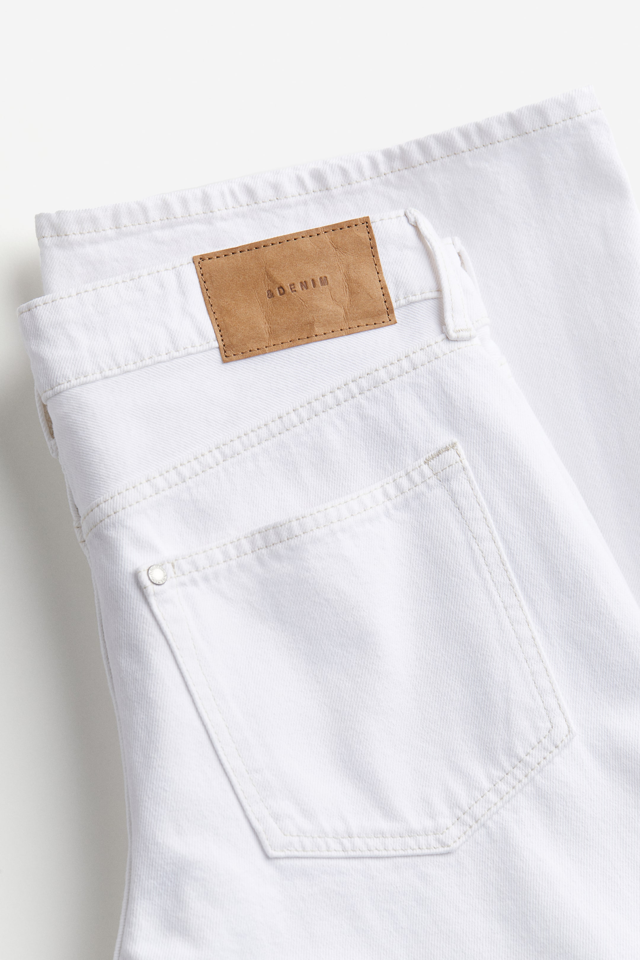 Baggy Wide Low Jeans - White - Ladies | H&M GB 8