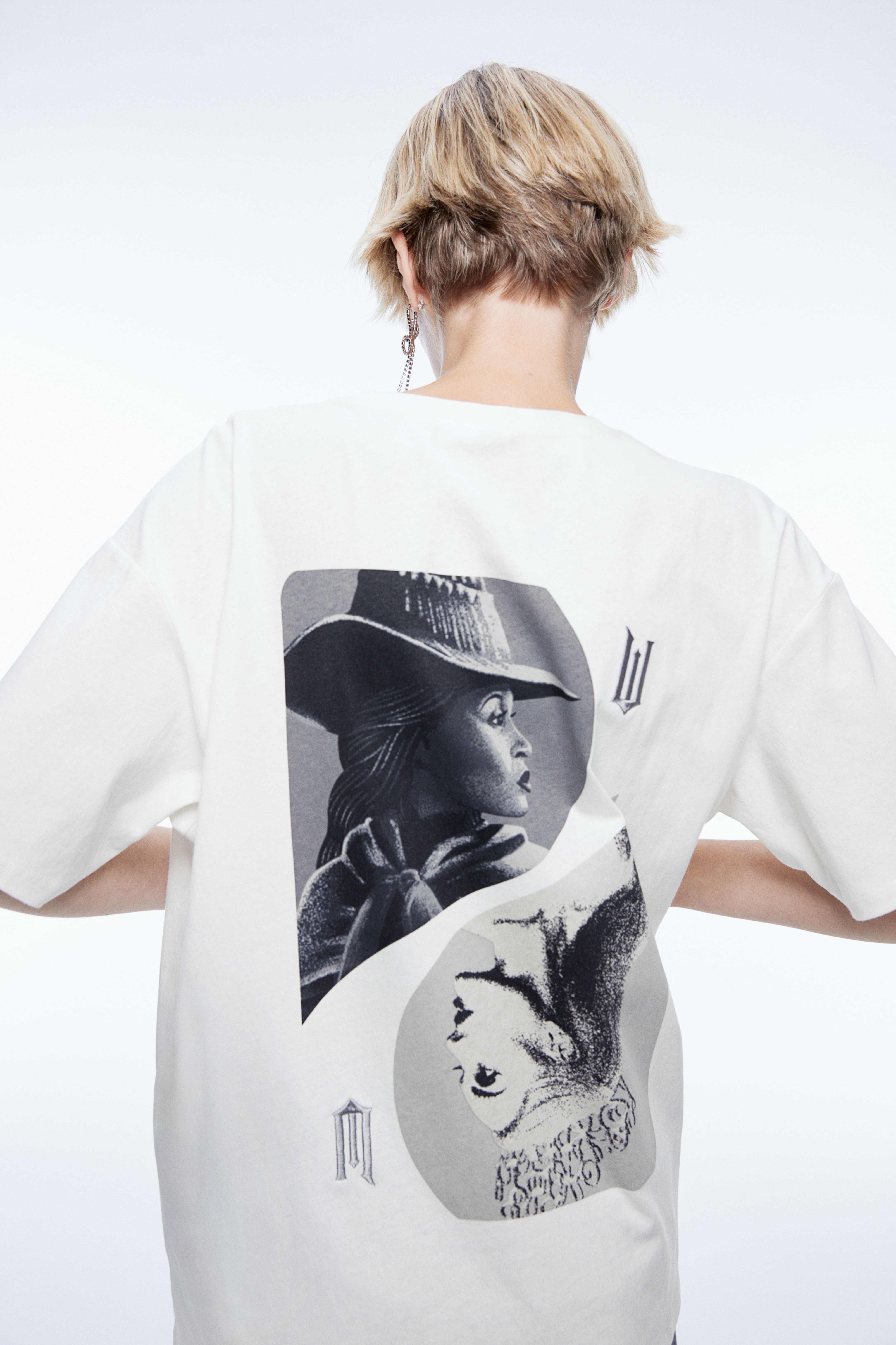 H&m printed t shirt best sale