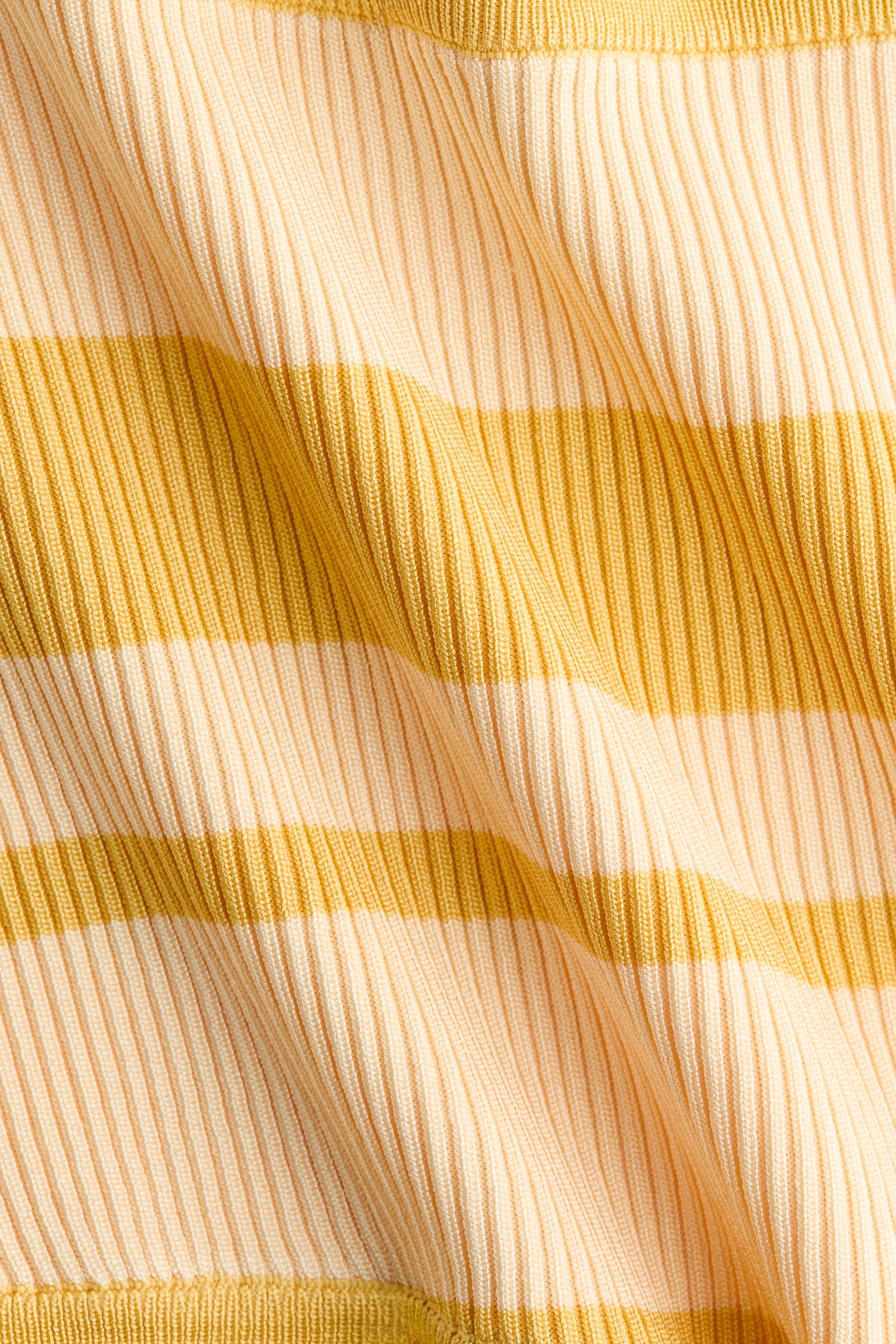 Rib-knit mini shorts - Yellow/Striped/Red/Striped - 4