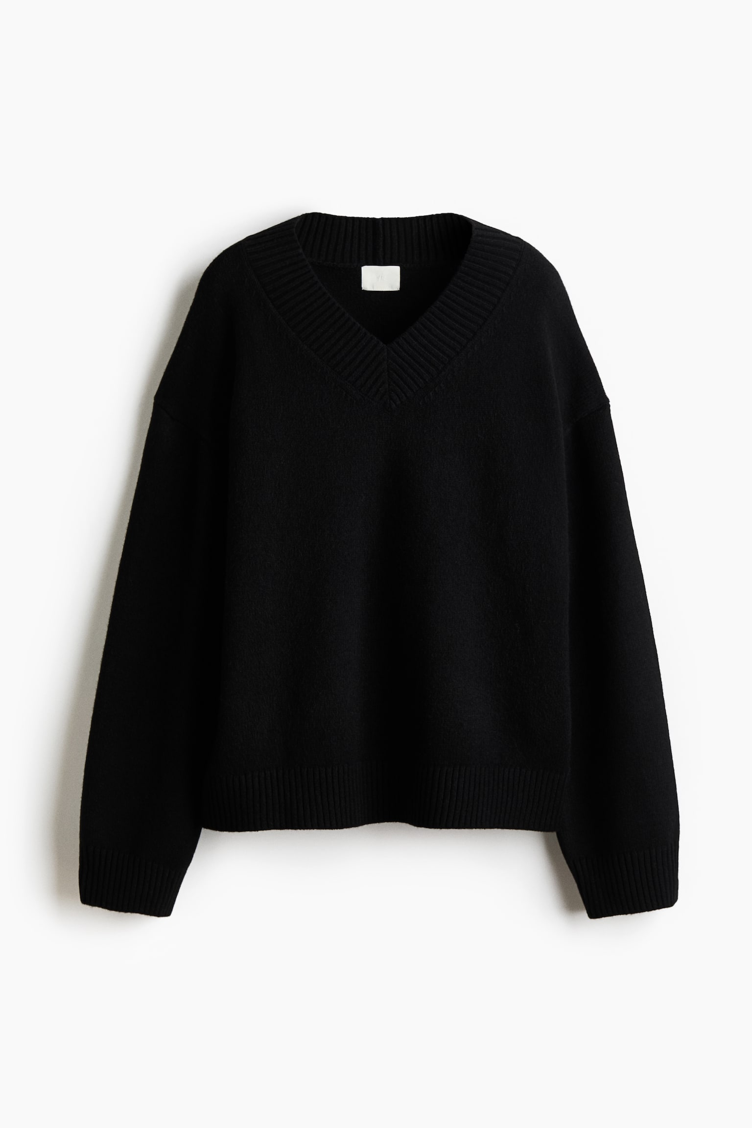 V-neck jumper - Black/Mole/Cream/Light yellow