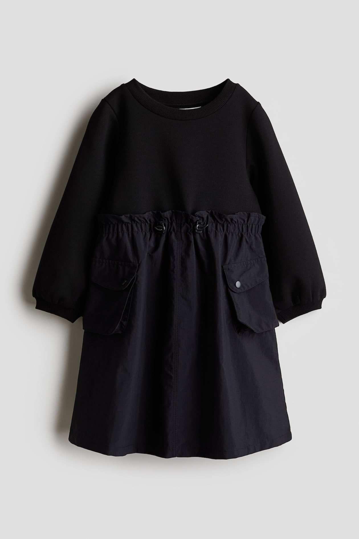 長袖ワンピース - ブラック - Kids | H&M JP