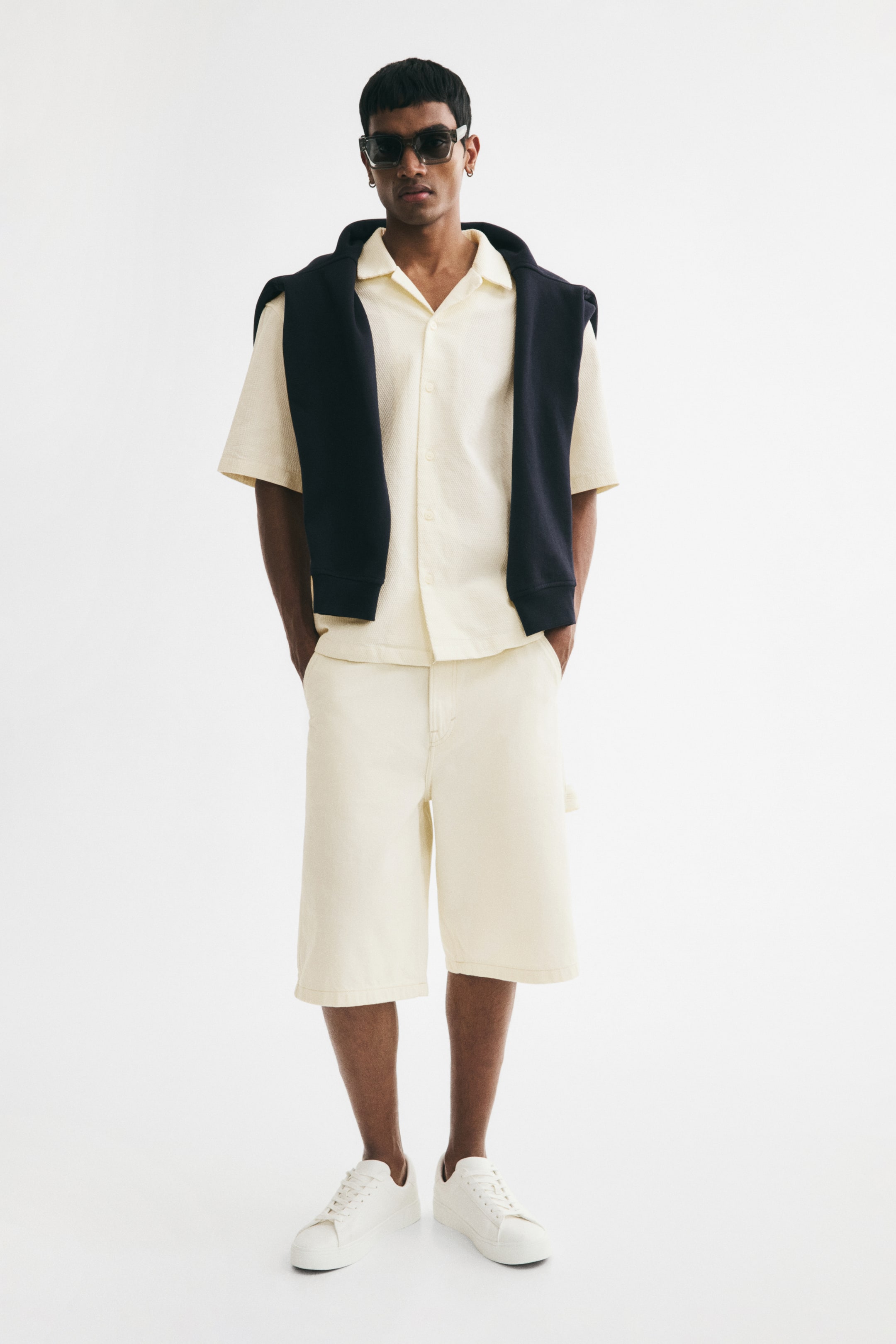 Relaxed-Fit Waffled Resort Shirt