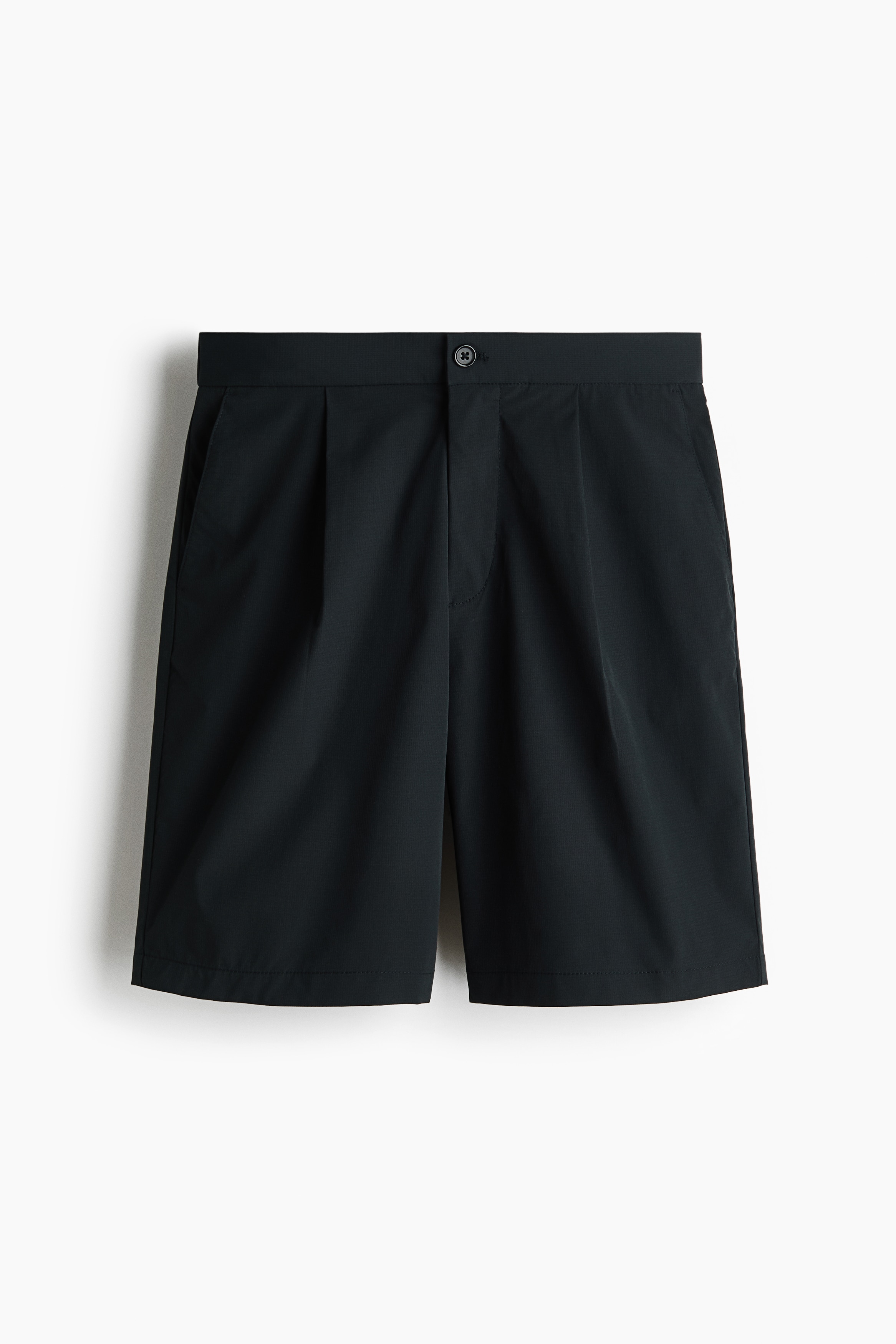 ルーズフィットショートパンツ - ブラック/ライトミントグリーン