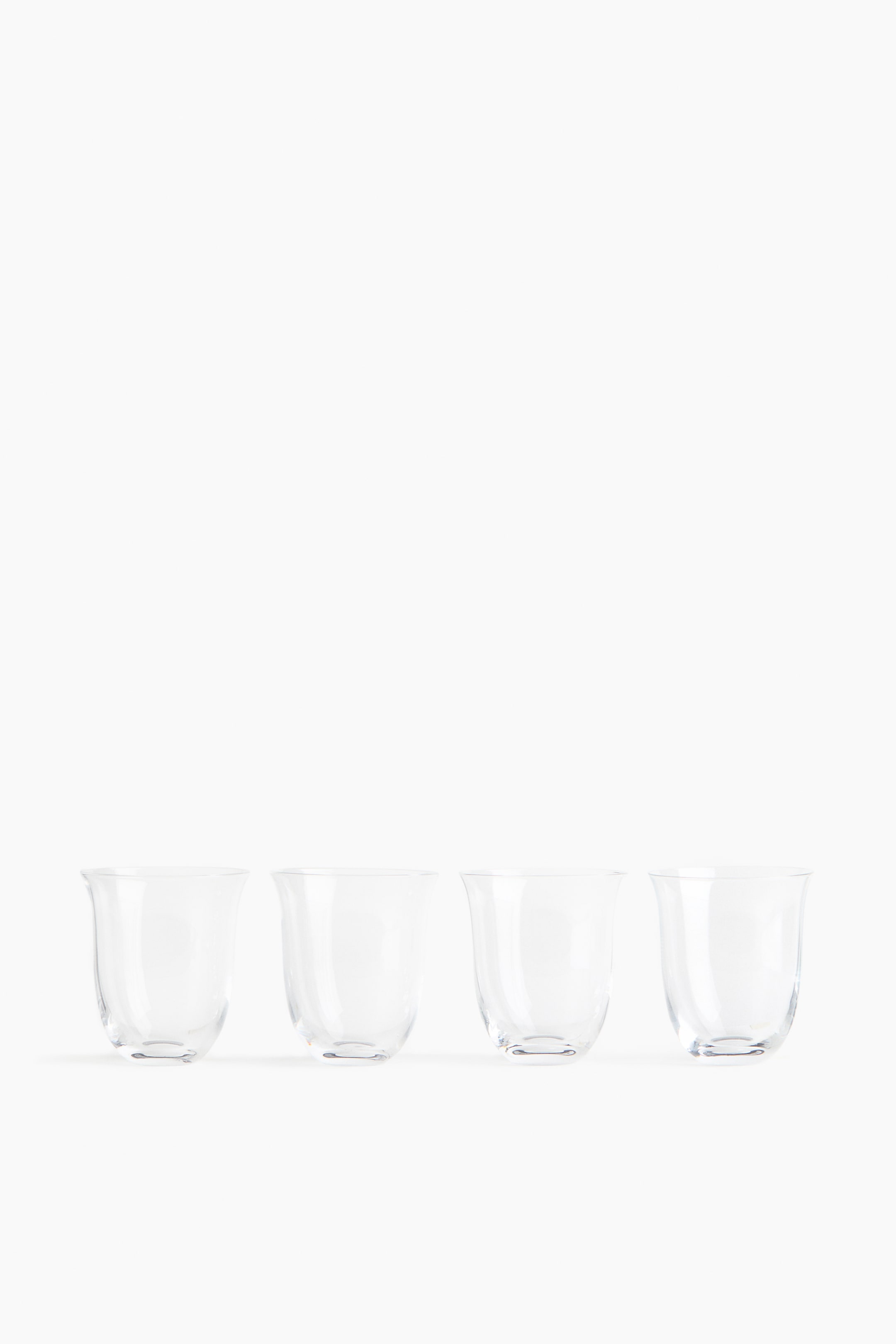 4-Pack Delicate Beverage Glasses
