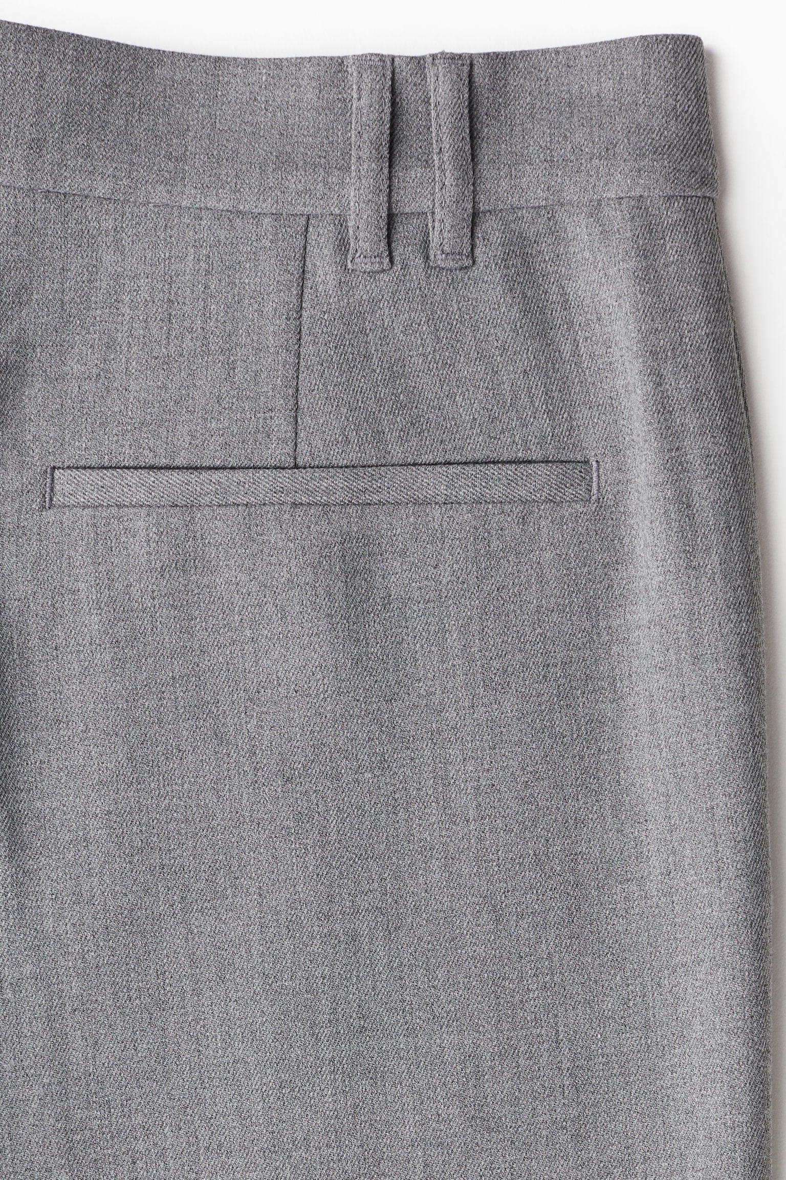 Wide tailored trousers - Grey marl/Dark grey marl/Navy blue/Pinstriped/Dark brown/Pinstriped/Black - 4