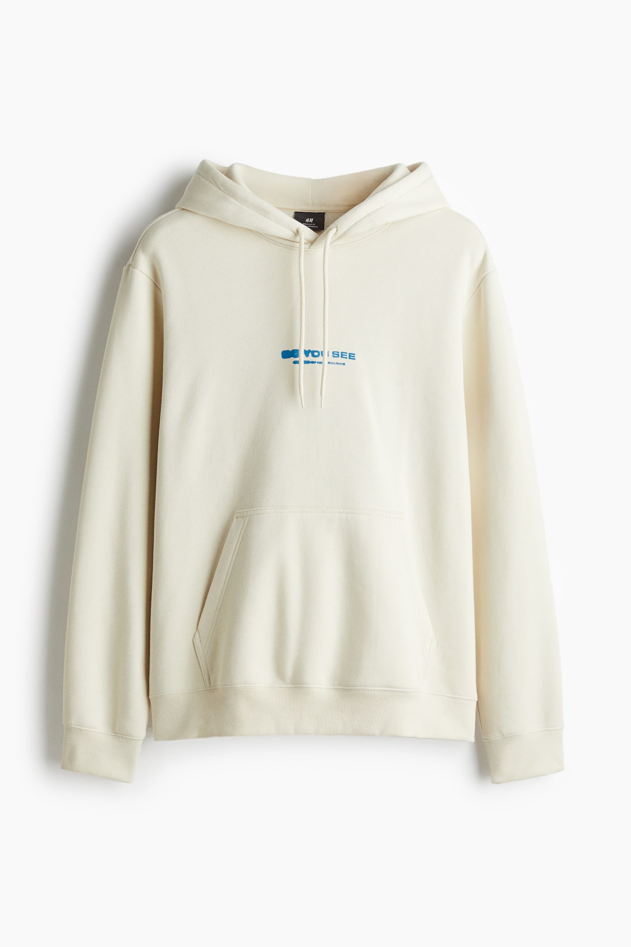 Men’s Cream/Do You See Regular Fit Hoodie | H&M IN