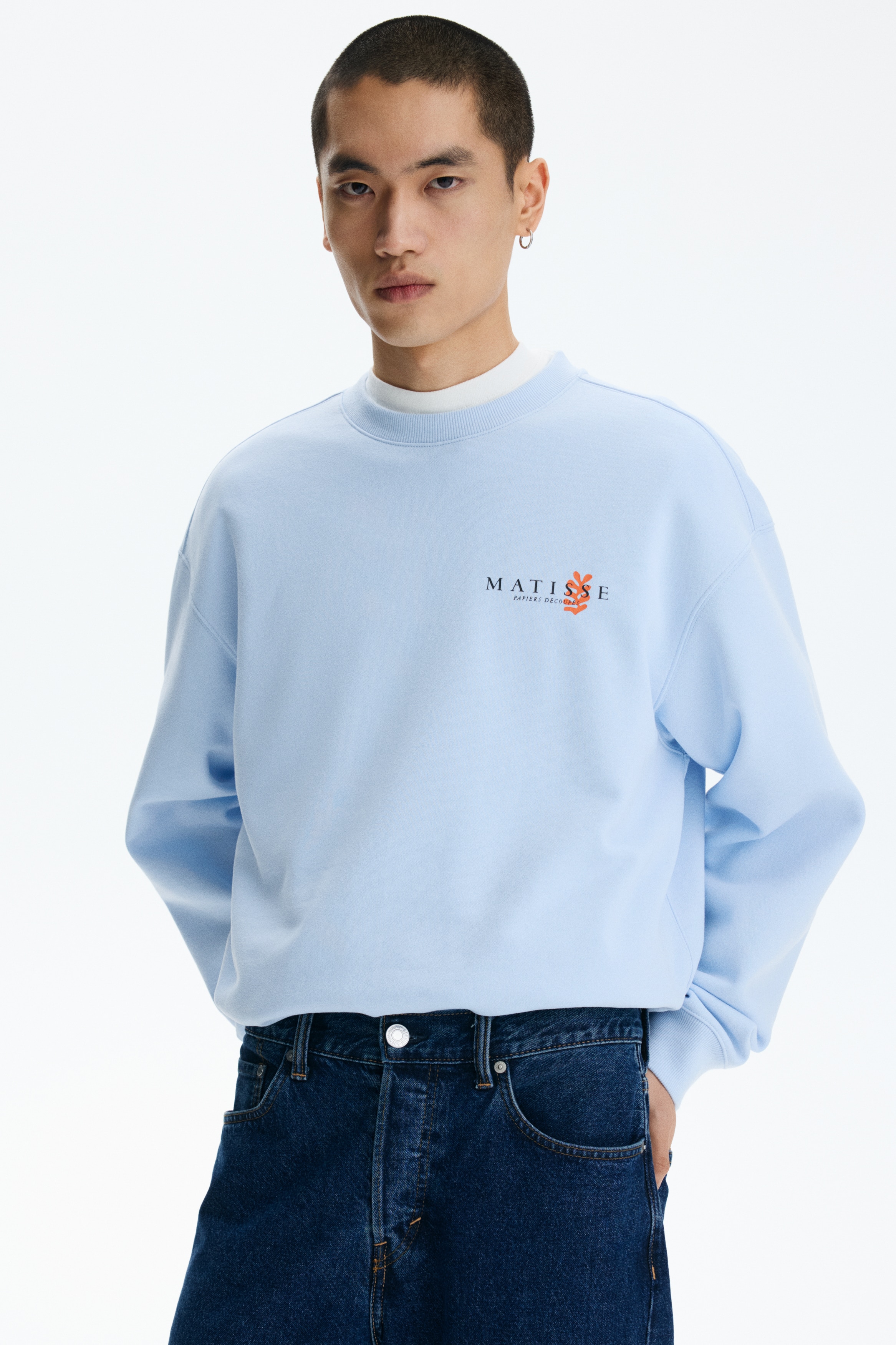 Loose Fit Sweatshirt - Light blue/Matisse/Dark brown/Ramones/White/Katsushika Hokusai/Grey marl/Snoopy