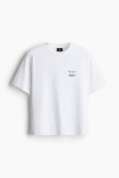 ルーズフィット プリントTシャツ