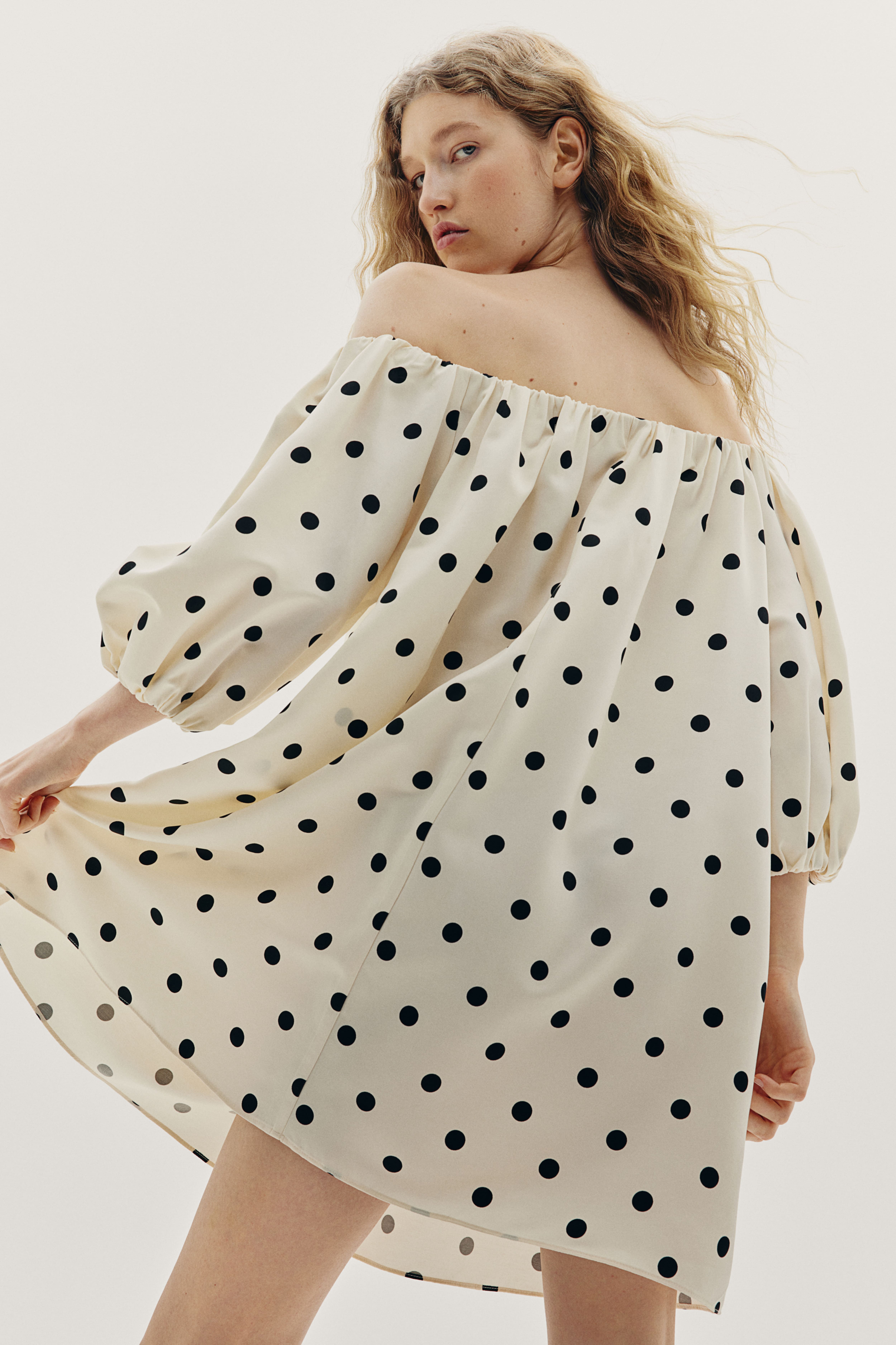 H&m spotty dress hotsell