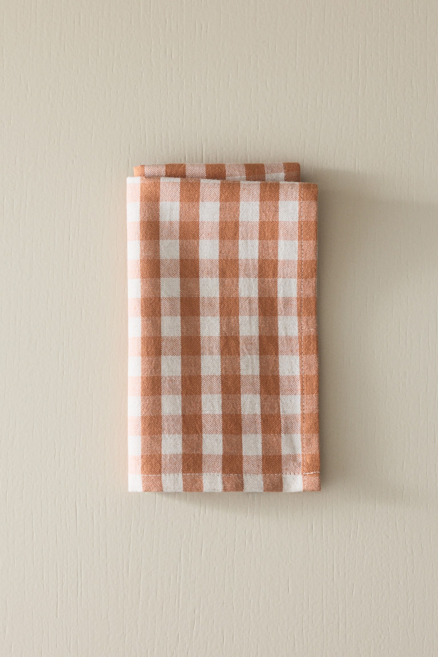 4-pack cotton napkins - Terracotta/Gingham check/Dark grey/Striped/Green/Cream striped/Dark brown/Striped/Light pink/Striped/Beige/Gingham check/Green/Gingham check/Dark brown/Gingham check/Terracotta/Striped/Light pink/Gingham check/Beige/Striped - 2