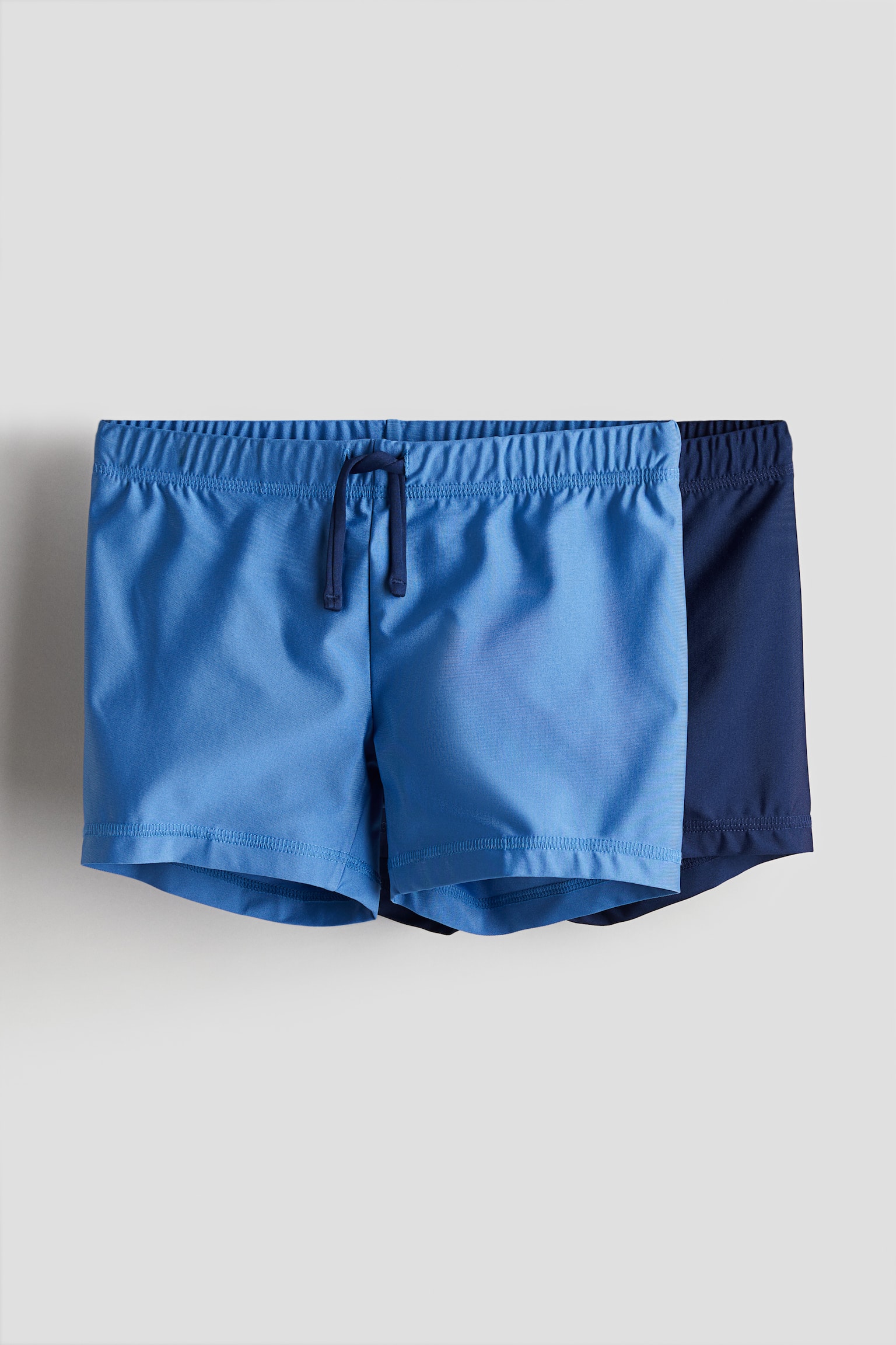 2-pack Swim Shorts - Light blue/Navy blue/Navy blue/Teal/Black/Dark khaki green - 1