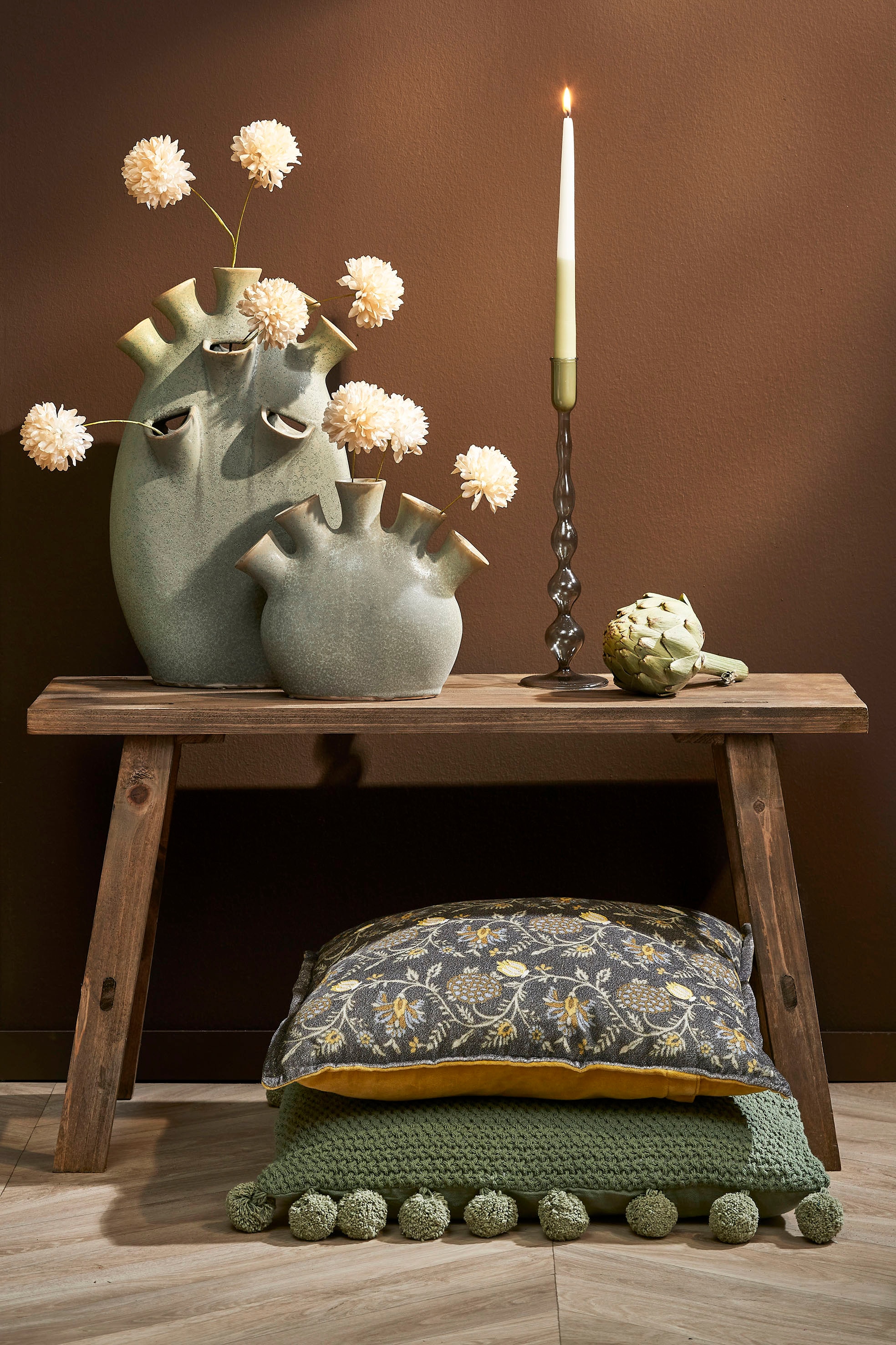 Banco De Madera Reciclada - Brown