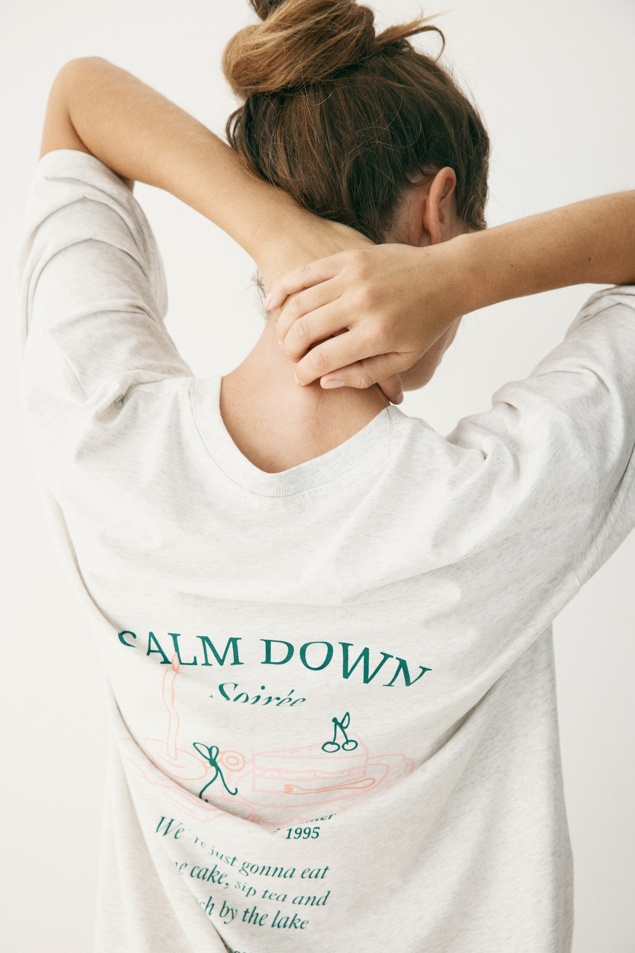 Chemise de nuit imprimée
