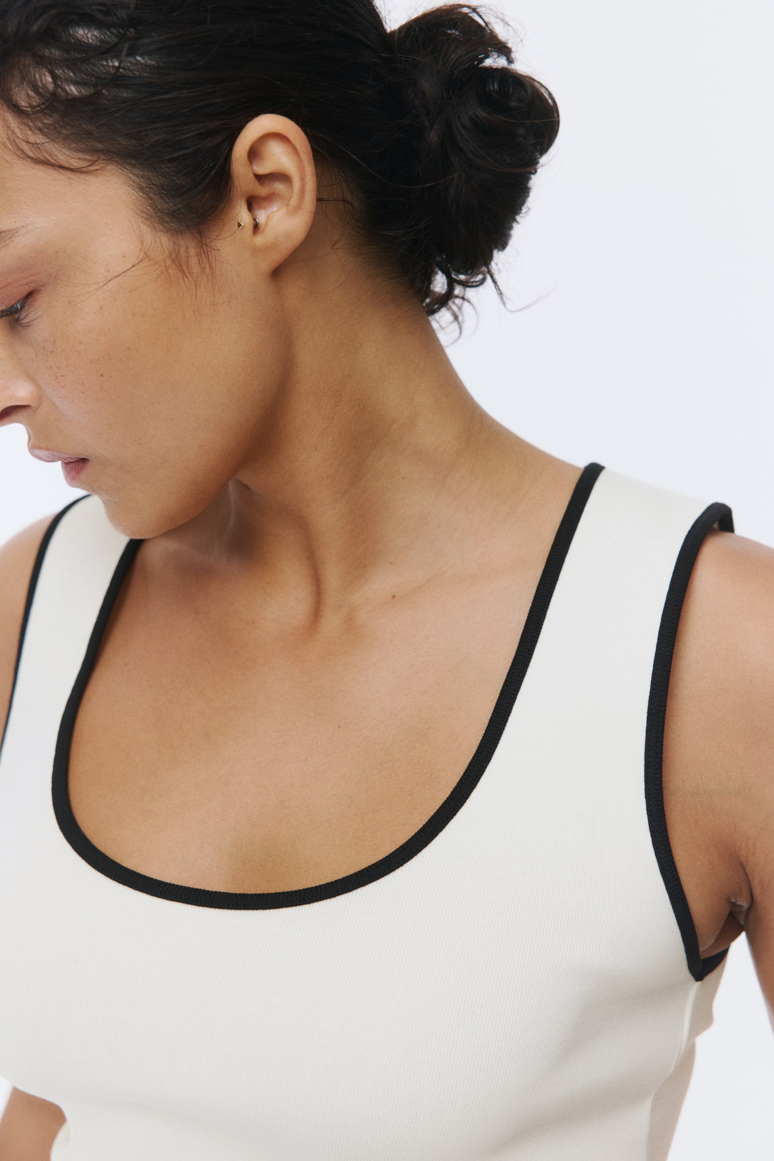 Ribbed cotton vest top - 5