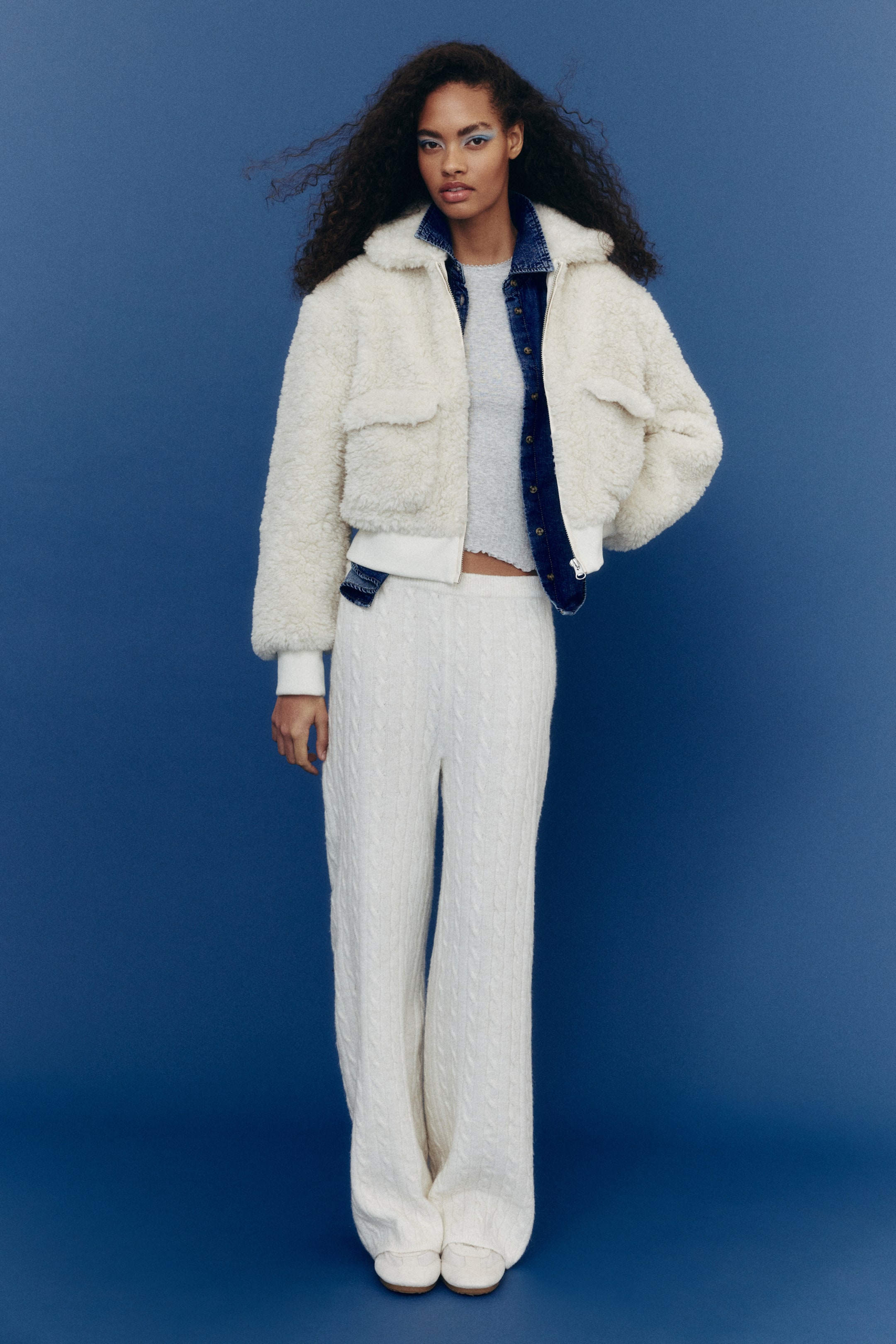 Grotere afbeelding bekijken: Fluffy jas - Lichtbeige - DAMES | H&M BE 5