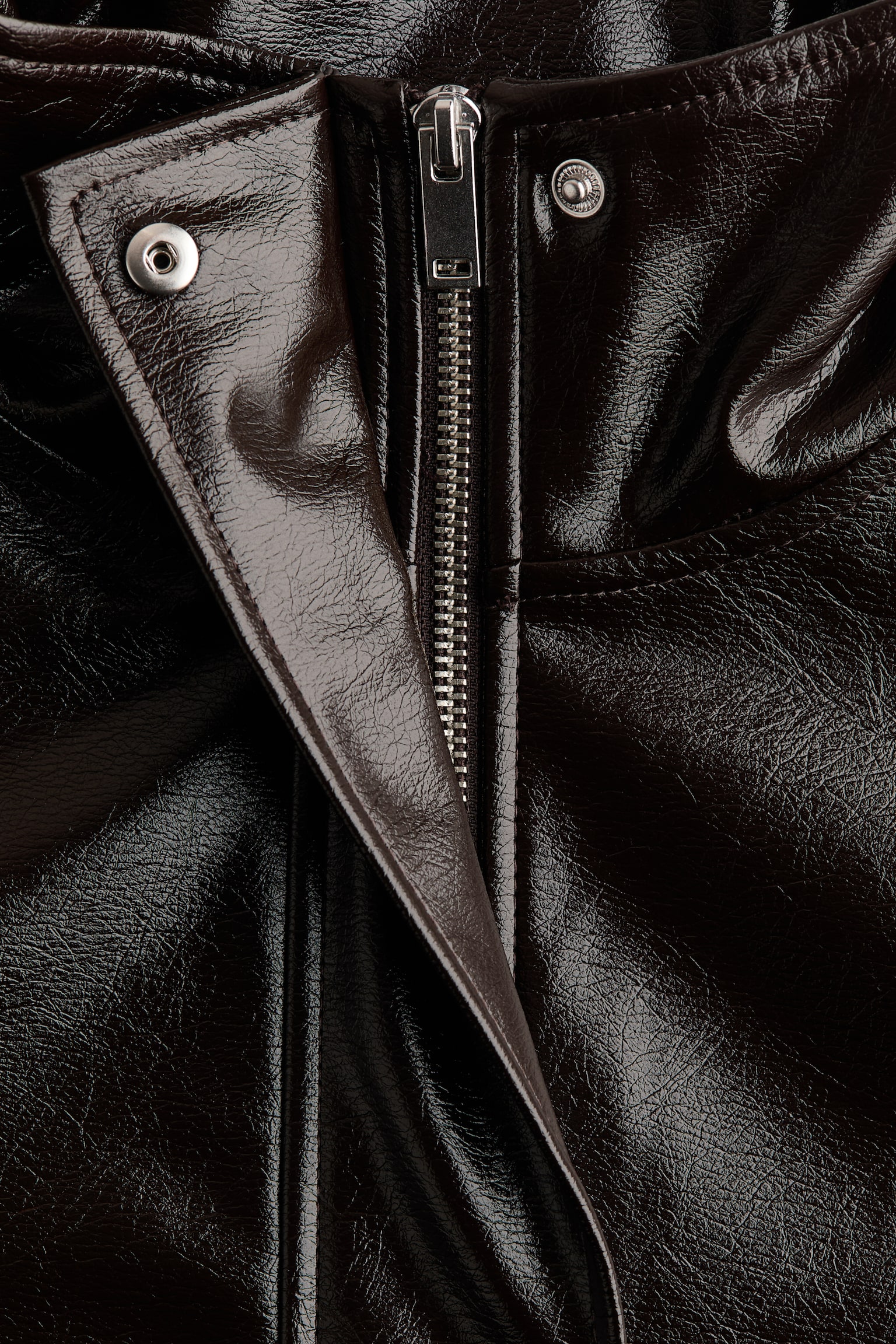 Coated jacket - Dark brown - 6