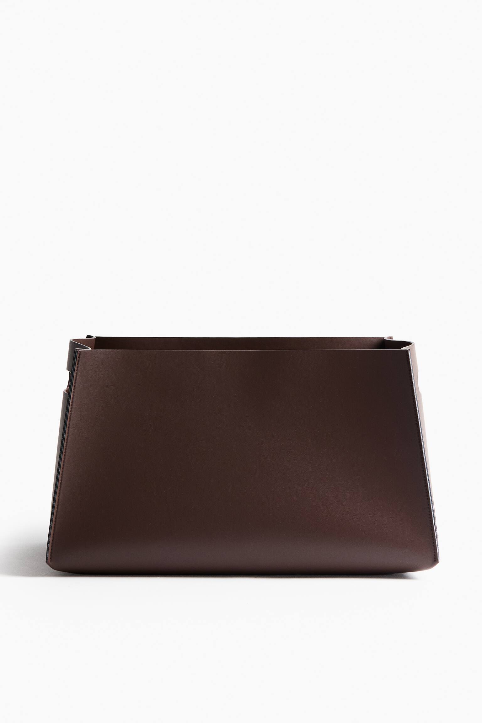 Cesto de almacenamiento grande - Café oscuro/Beige - 4