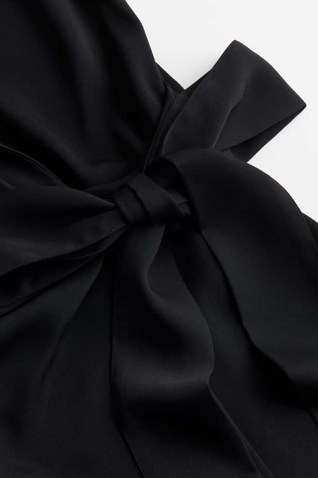 Blazer wrap dress - Black/Purple/White - 6