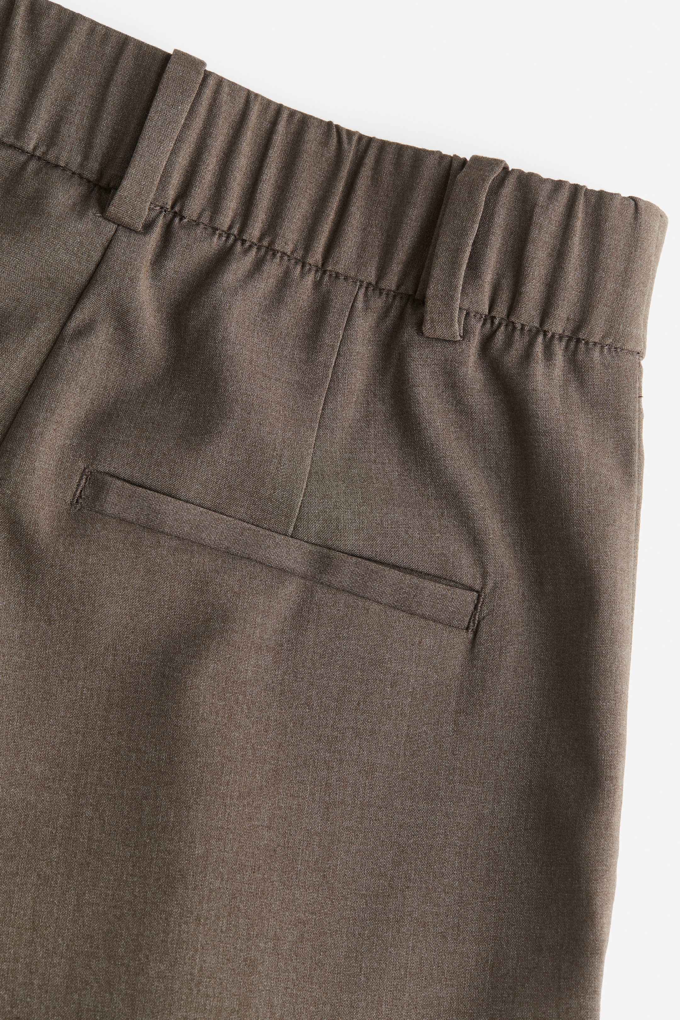 Ankle-length trousers - High waist - Ankle length - Dark brown - Ladies ...