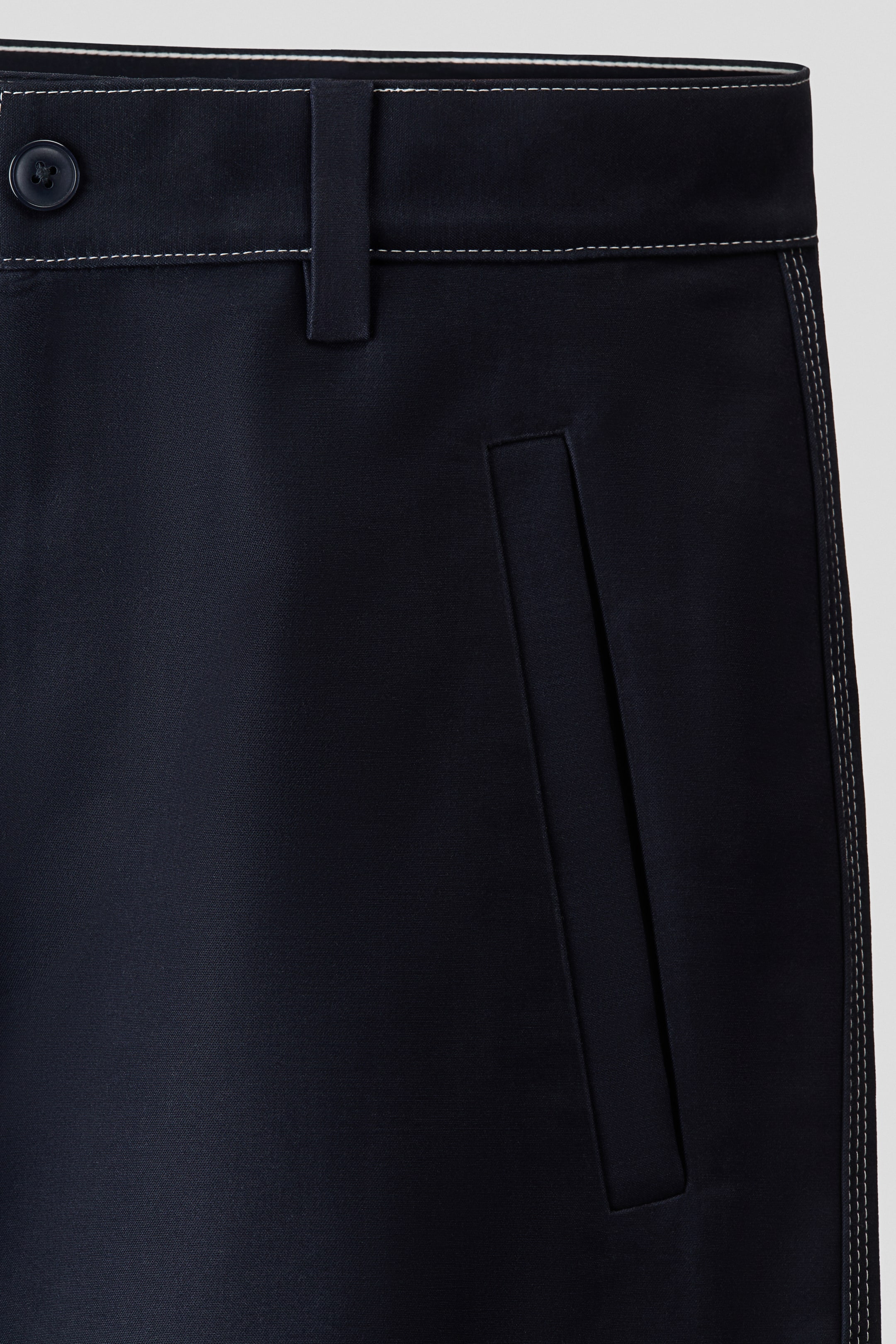 Loose-Fit Cotton Pants
