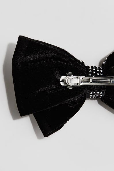 Broche para cabello con moño - Negro - Kids | H&M MX