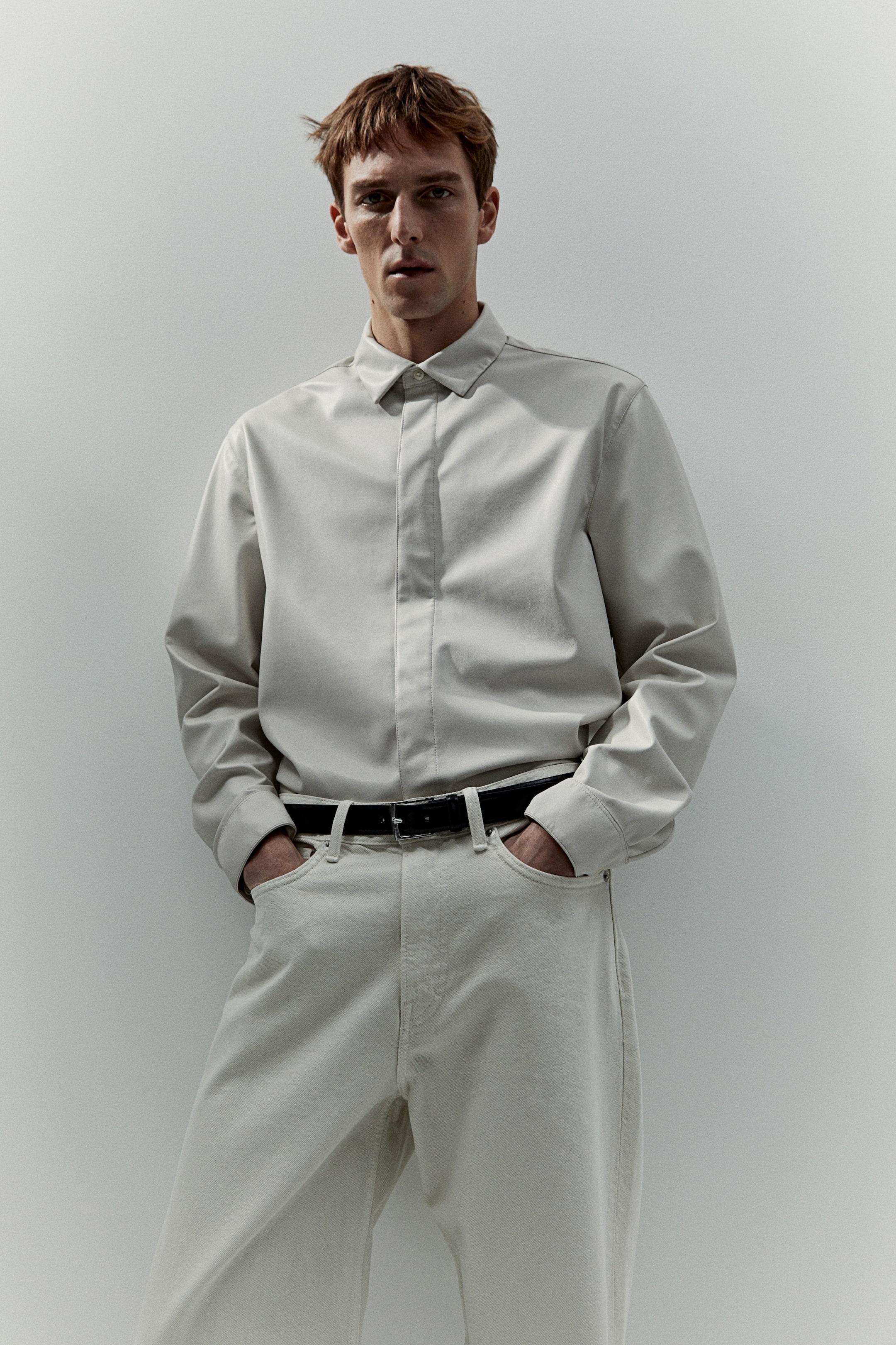 Regular Fit Coated Shirt