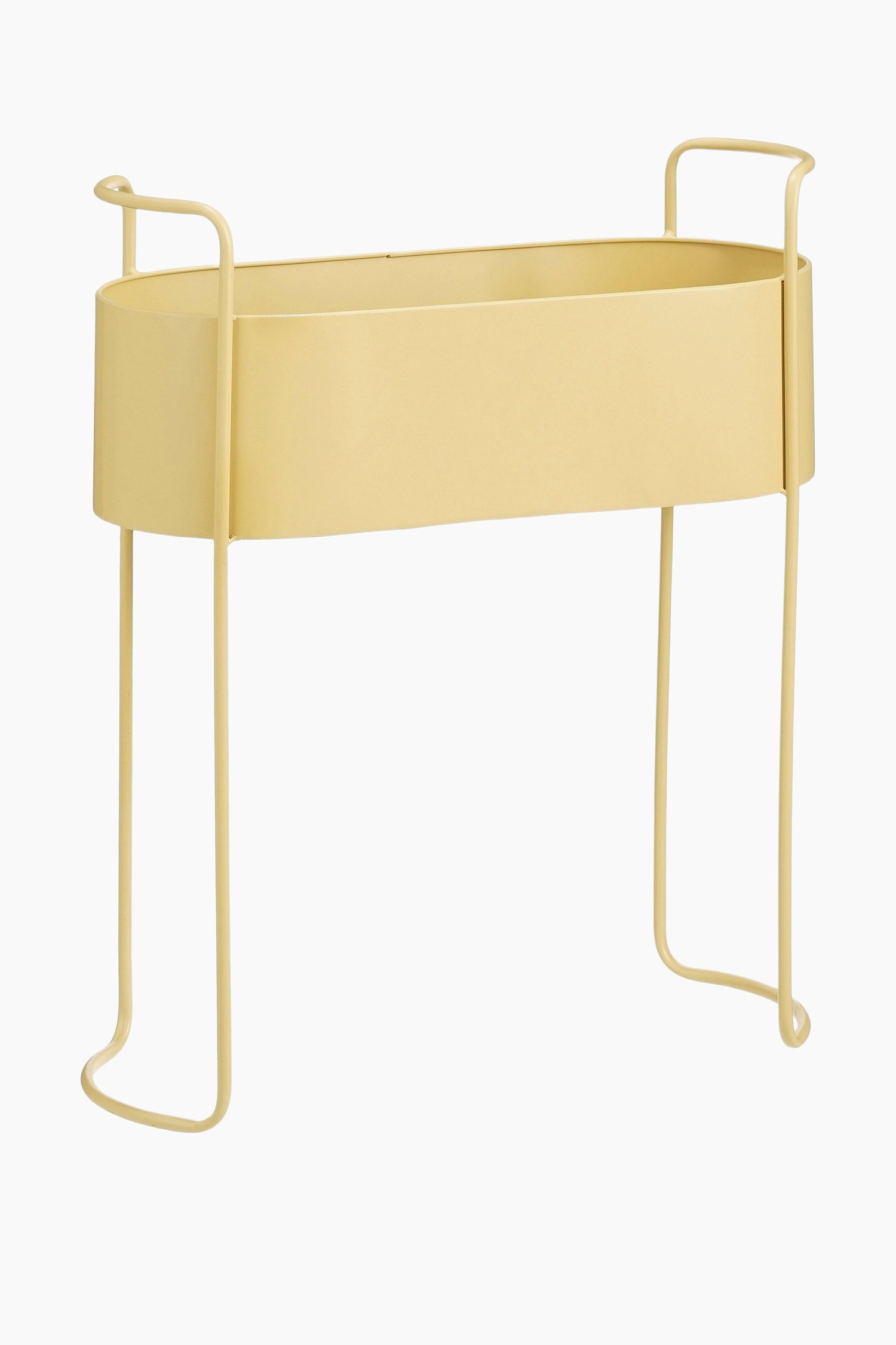 Mica Decorations - Maceta De Metal Con Soporte - Beige