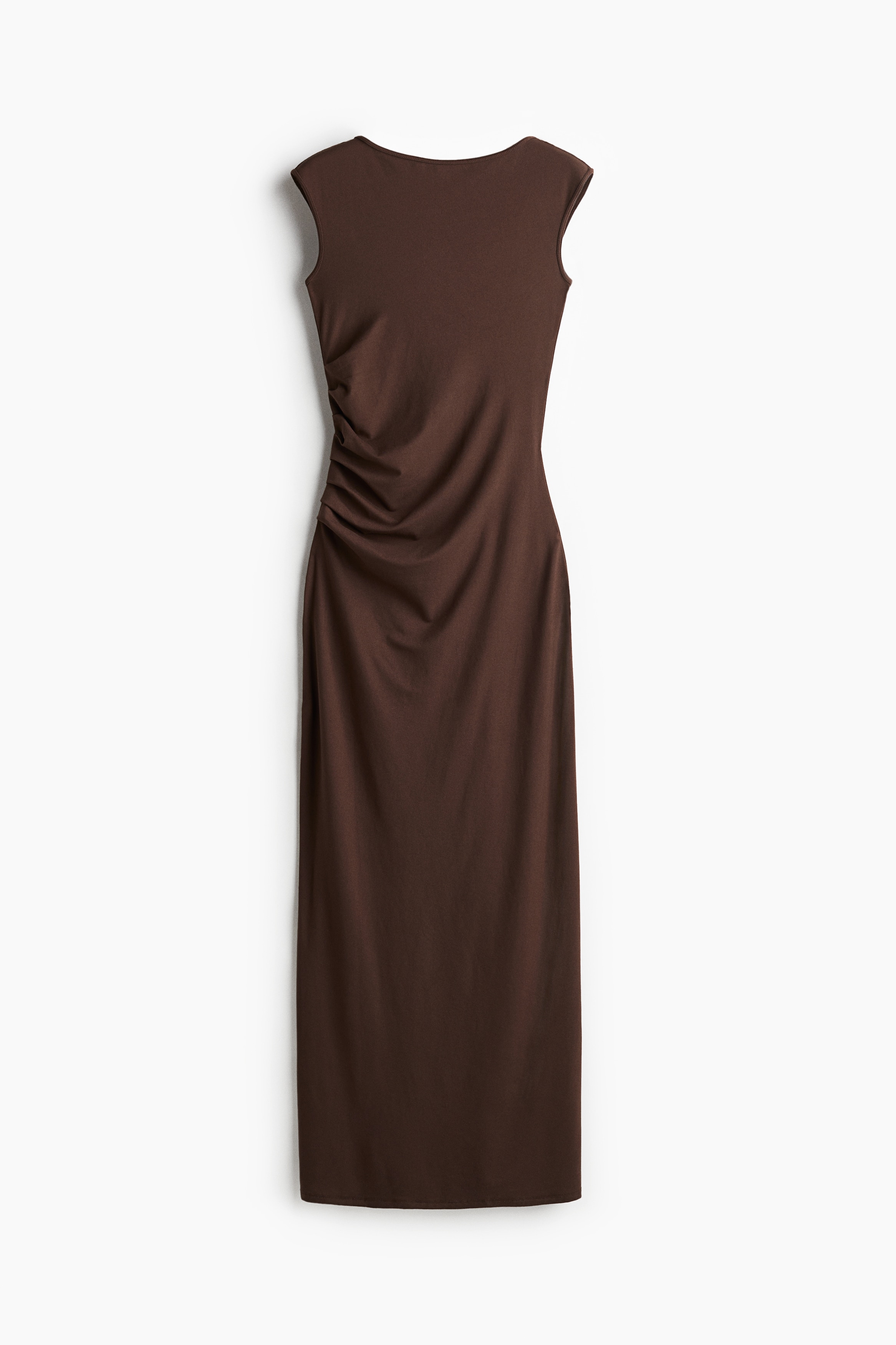 Draped bodycon dress - Dark brown/Dark grey/Black/Navy blue