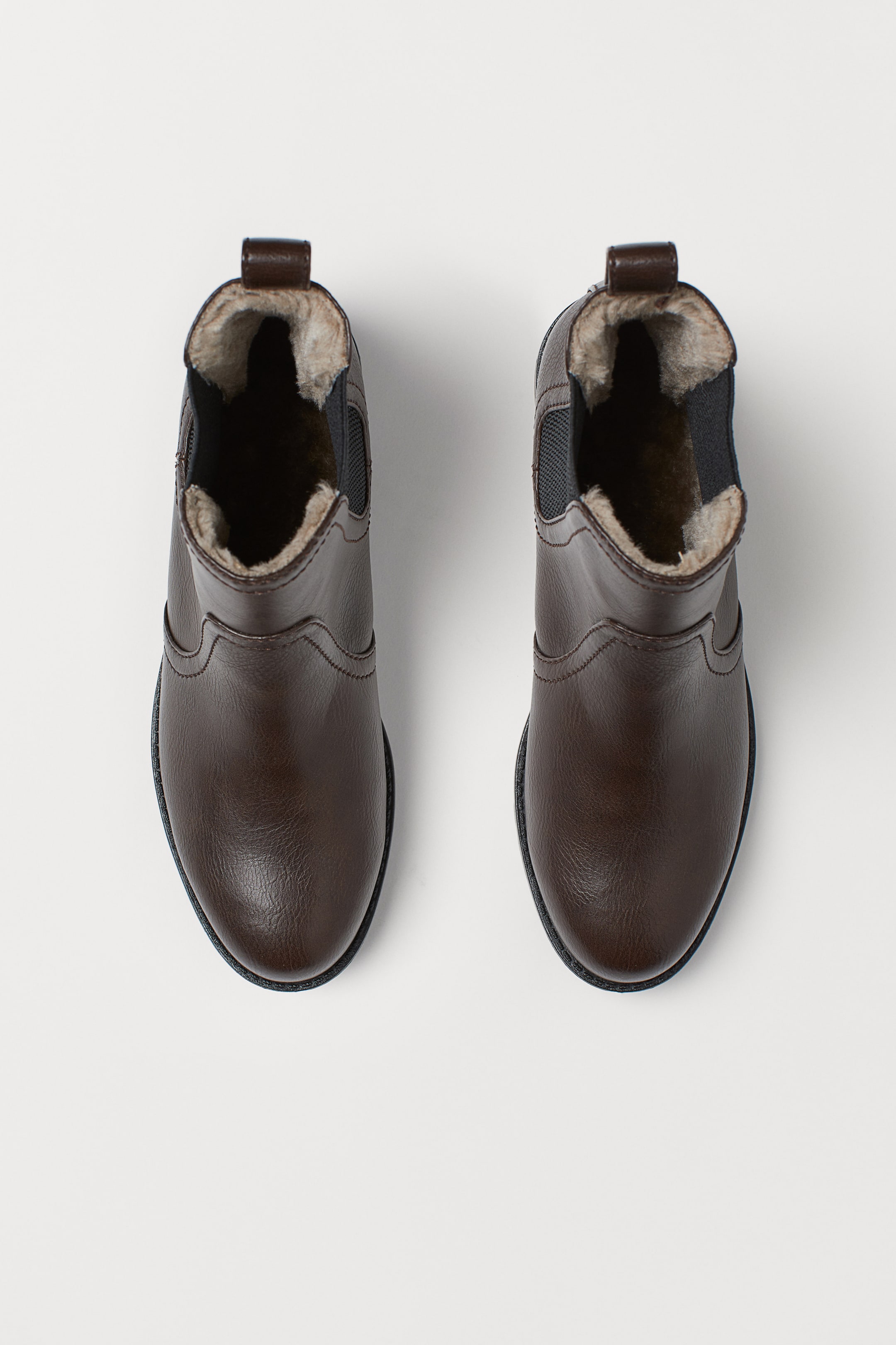 Agrandir l'image: Bottines Chelsea doublées - Marron foncé - FEMME | H&M FR 2