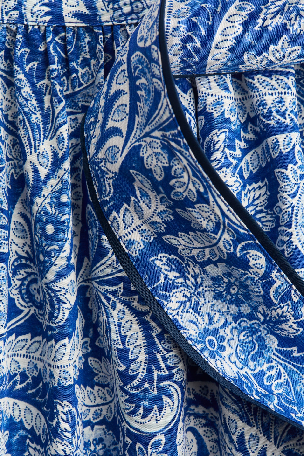 Tie-Detail Poplin Skirt - image 2