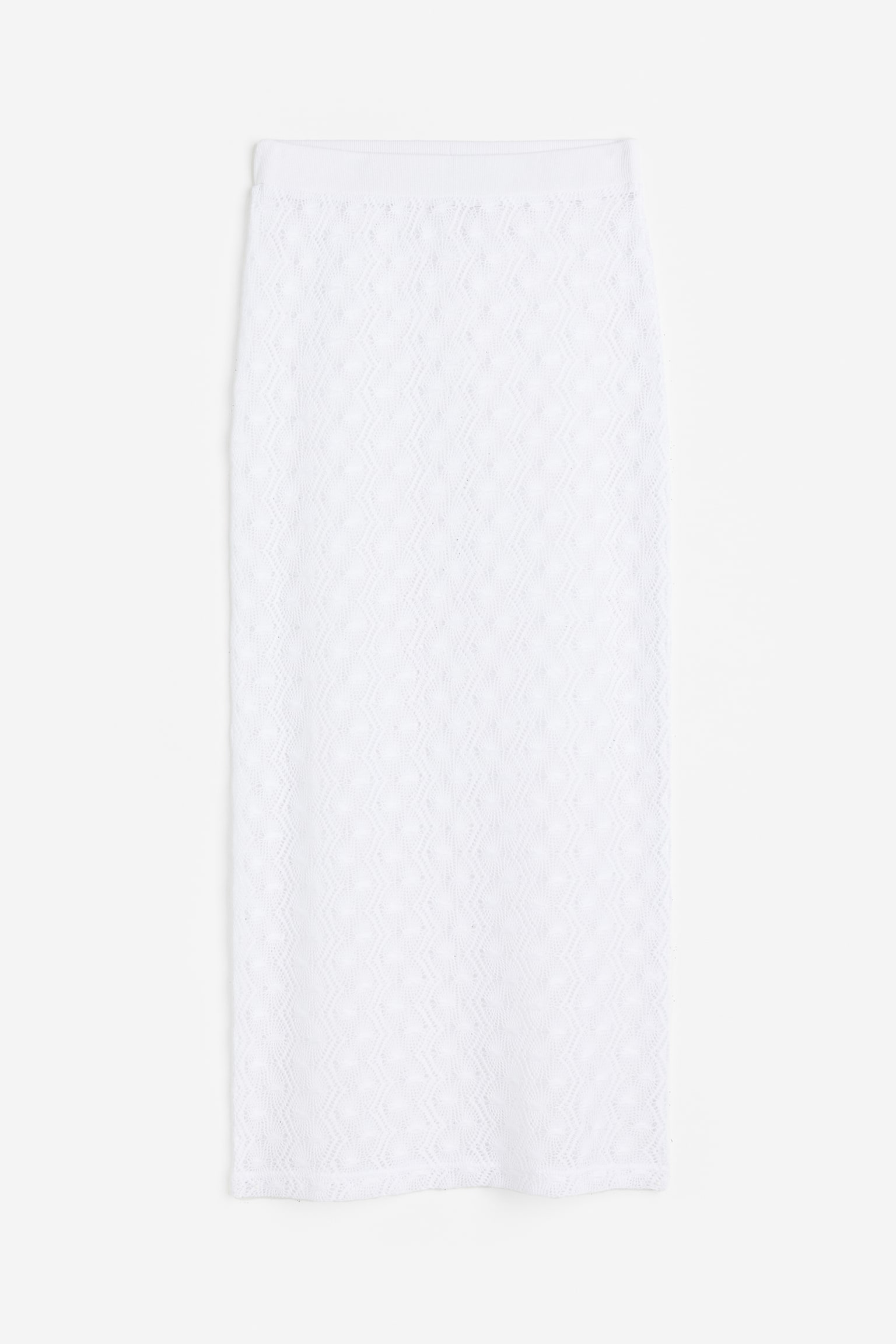 Pencil Skirt - White/Black - 1