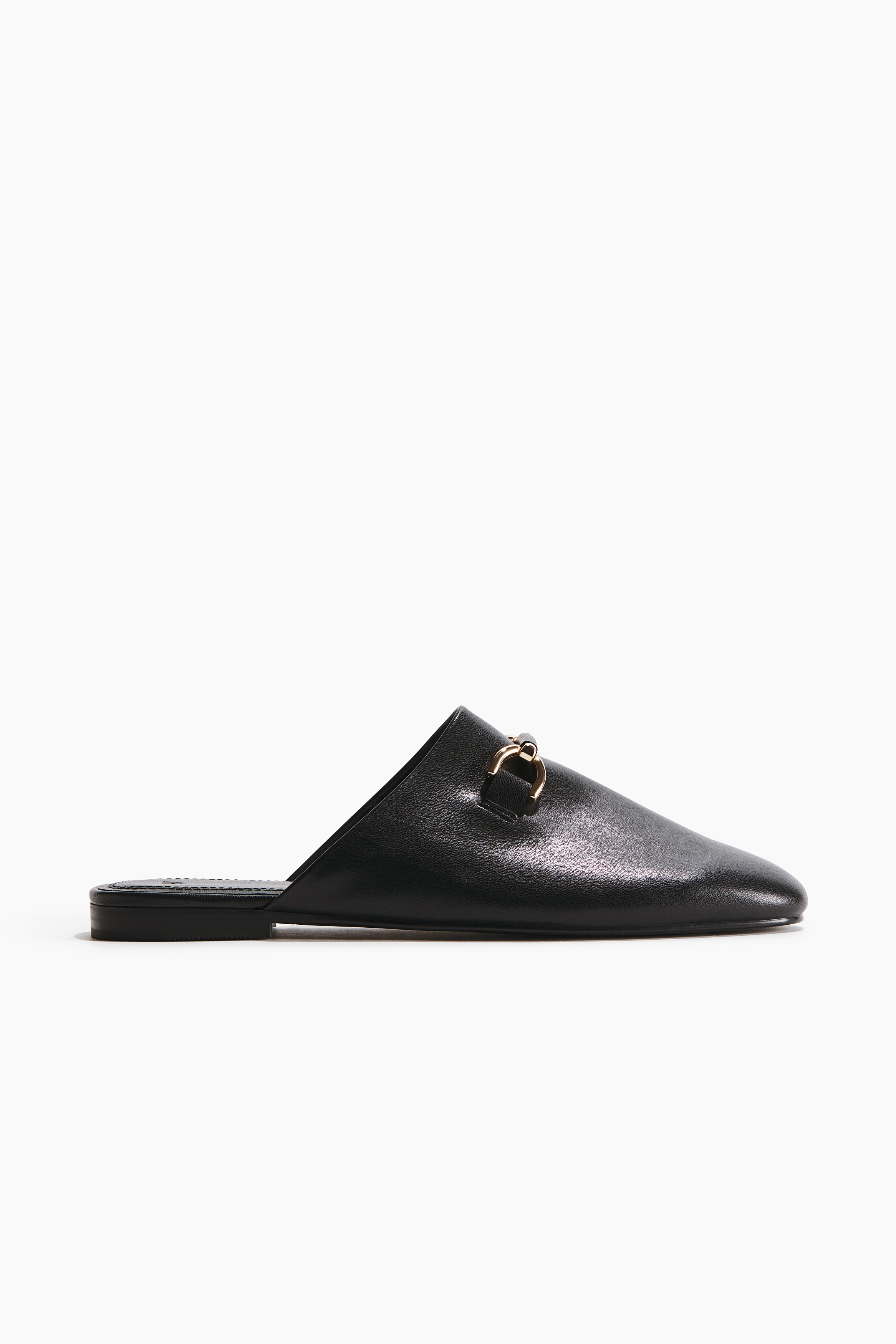 Mules mocassins - Noir/Brun foncé