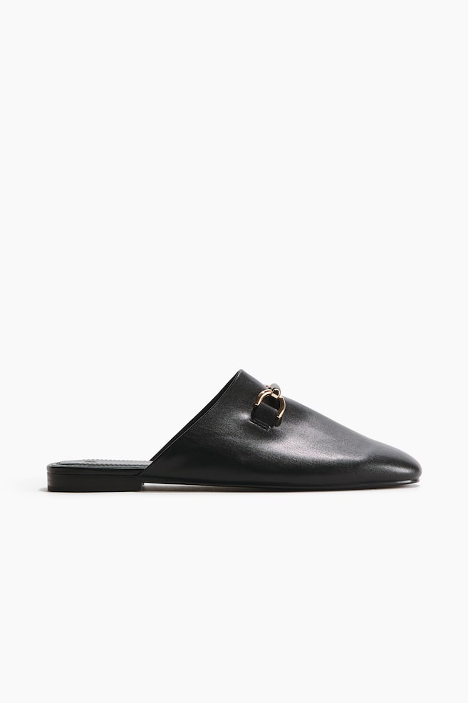 Mules mocassins - Noir - 1