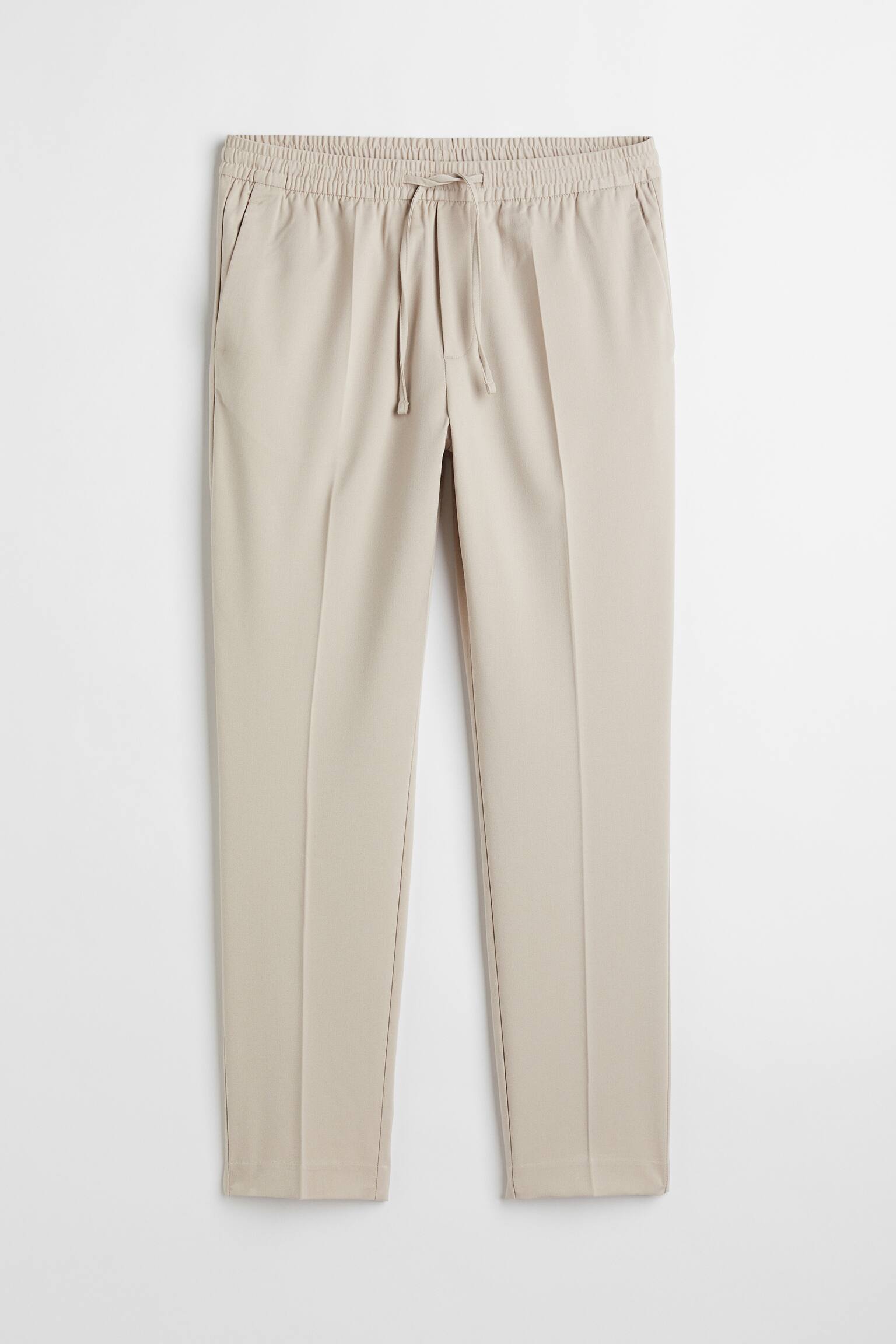 מכנסי טרנינג Slim Fit - Light beige - 1