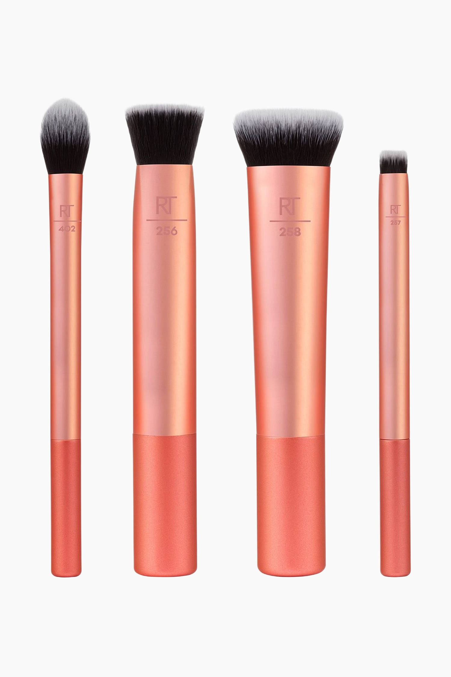 Real Techniques - Face Base Makeup Brush Set - Rt257 + Rt258 + Rt256 + Rt402
