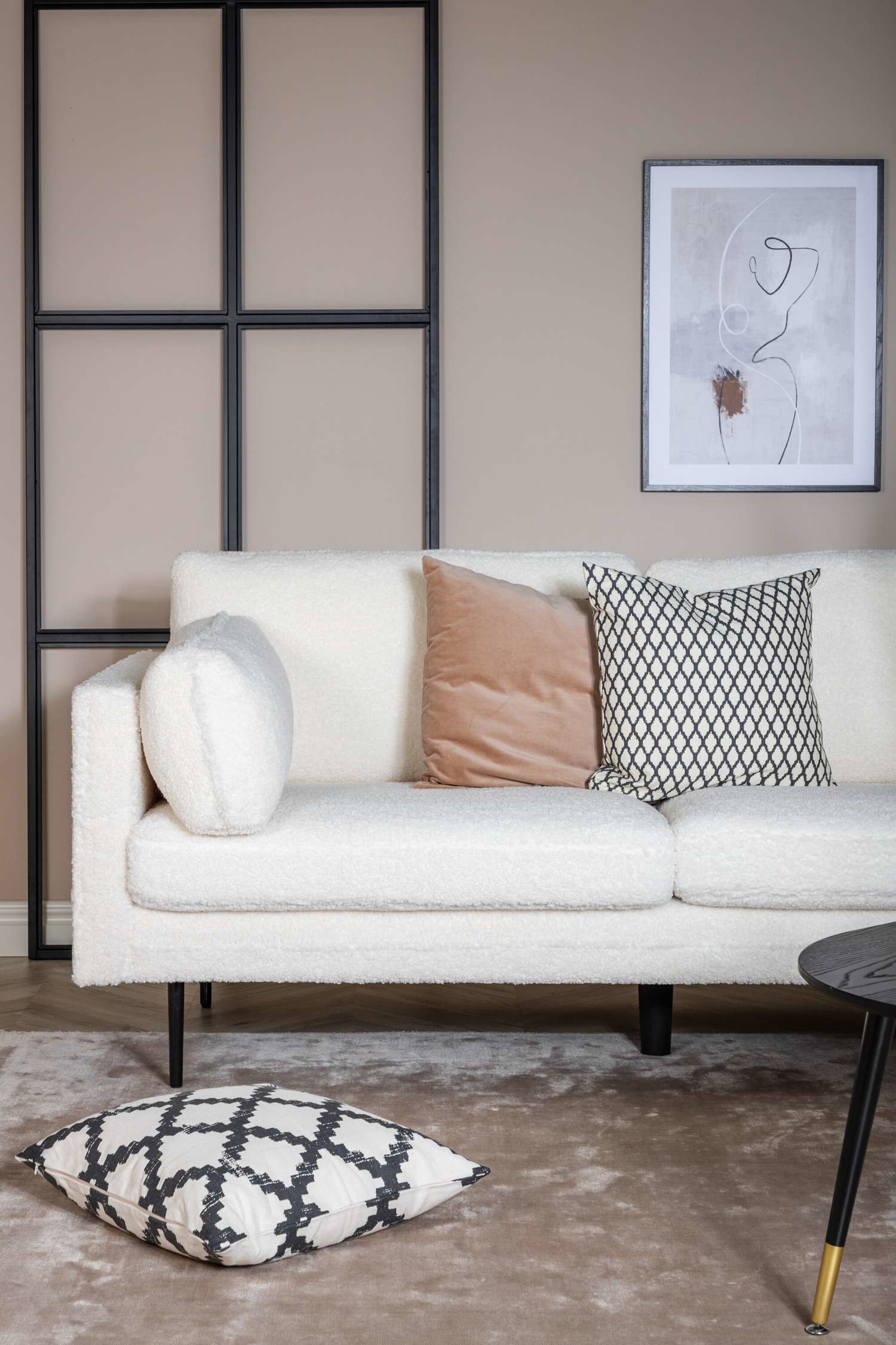 Sofá Boom - Teddy, Blanco