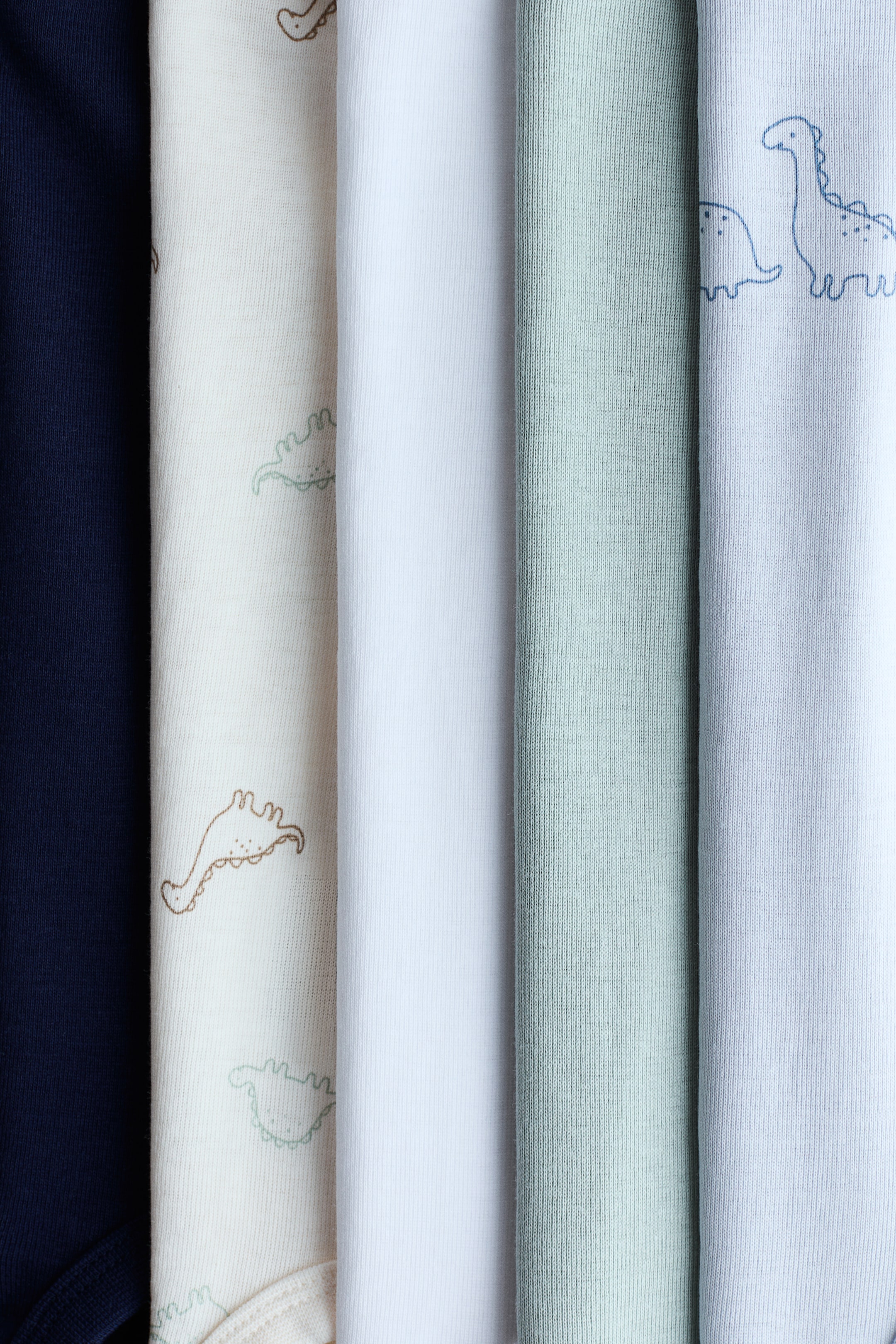 View larger image: 5-pack cotton bodysuits - Light blue/Dinosaurs - Kids | H&M 2