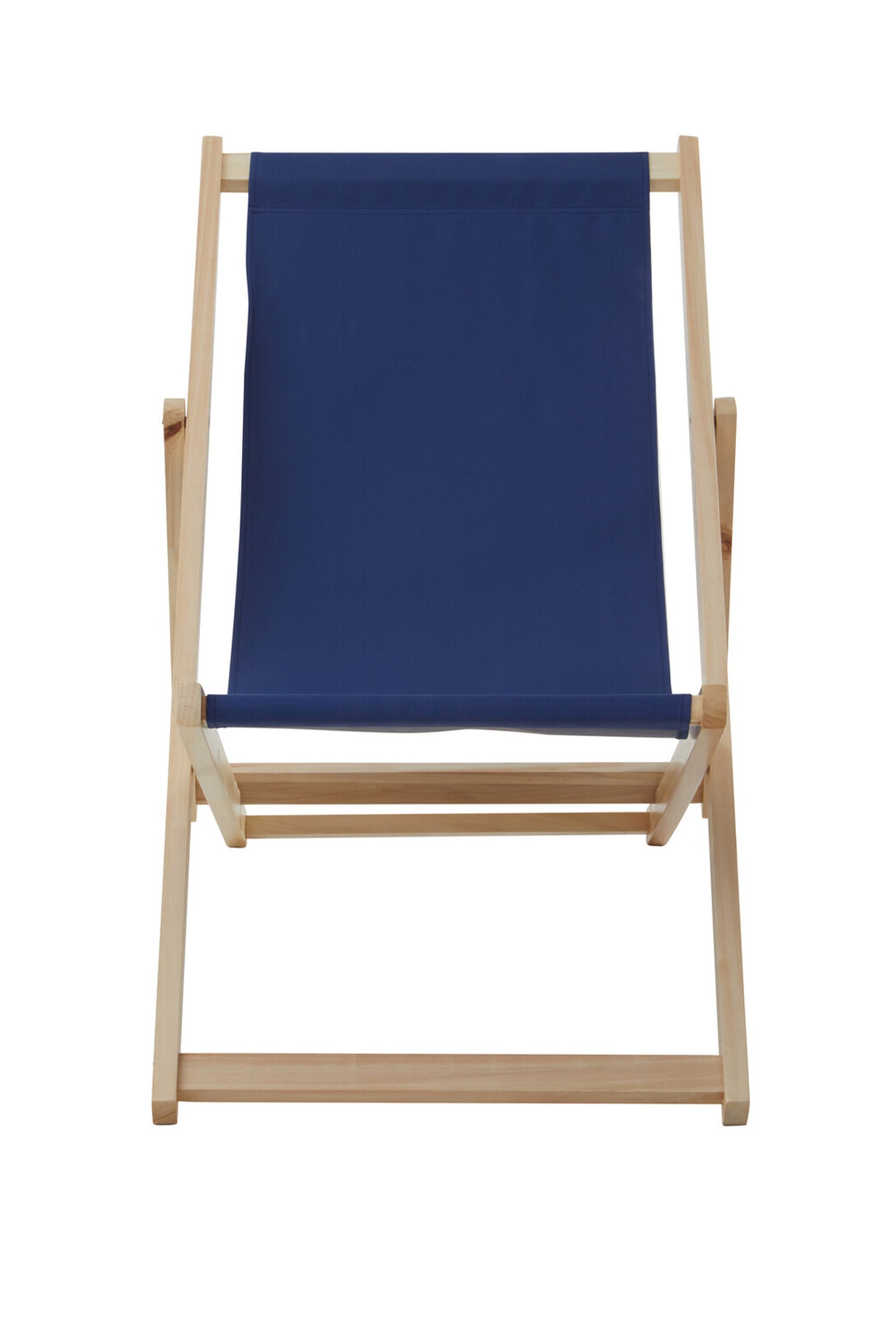 Beauport Deck Chair - Blue And Natural - 1