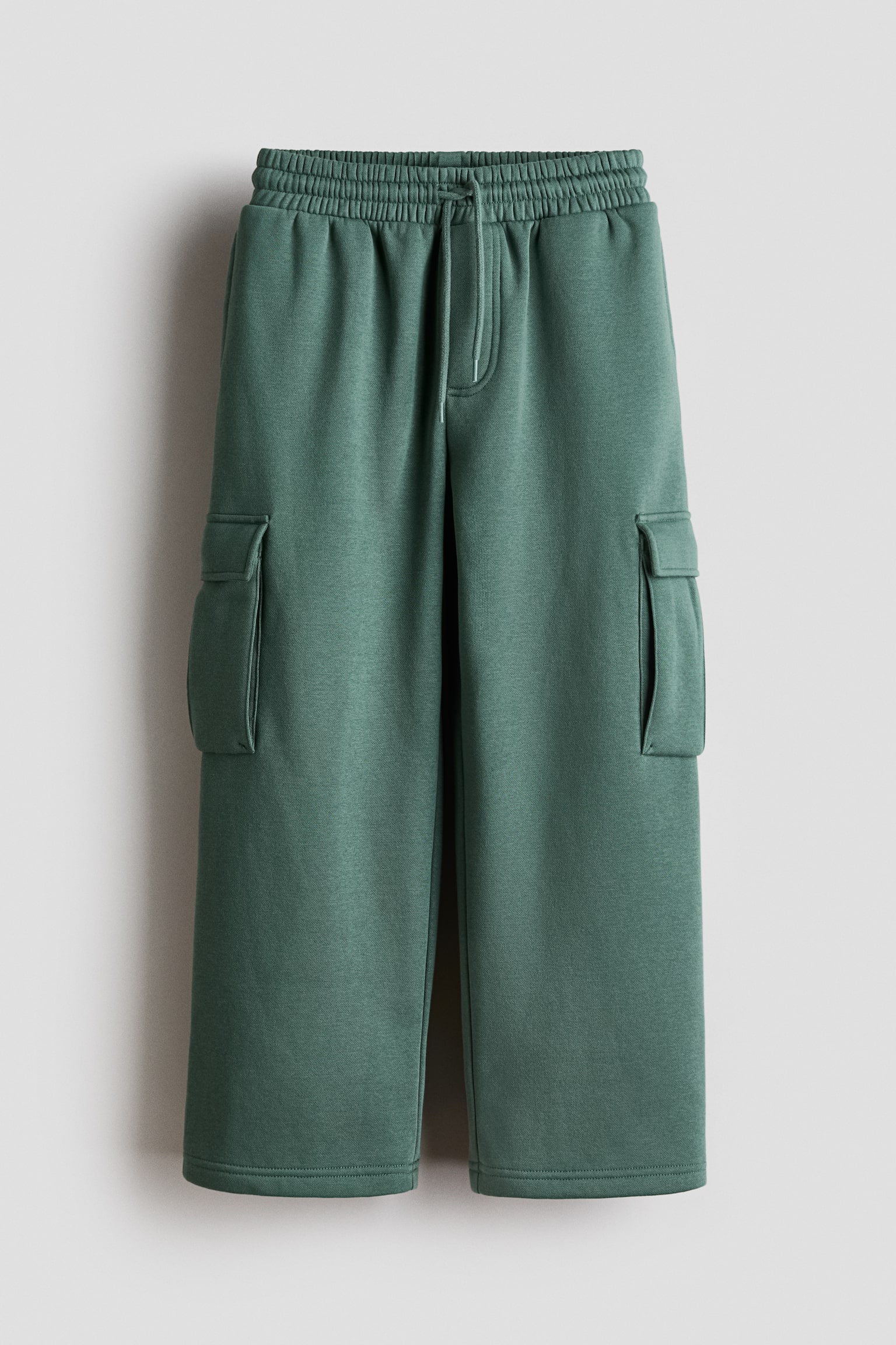 Детские брюки H&M Cargo, цвет: Тёмный зелёный — фото 1