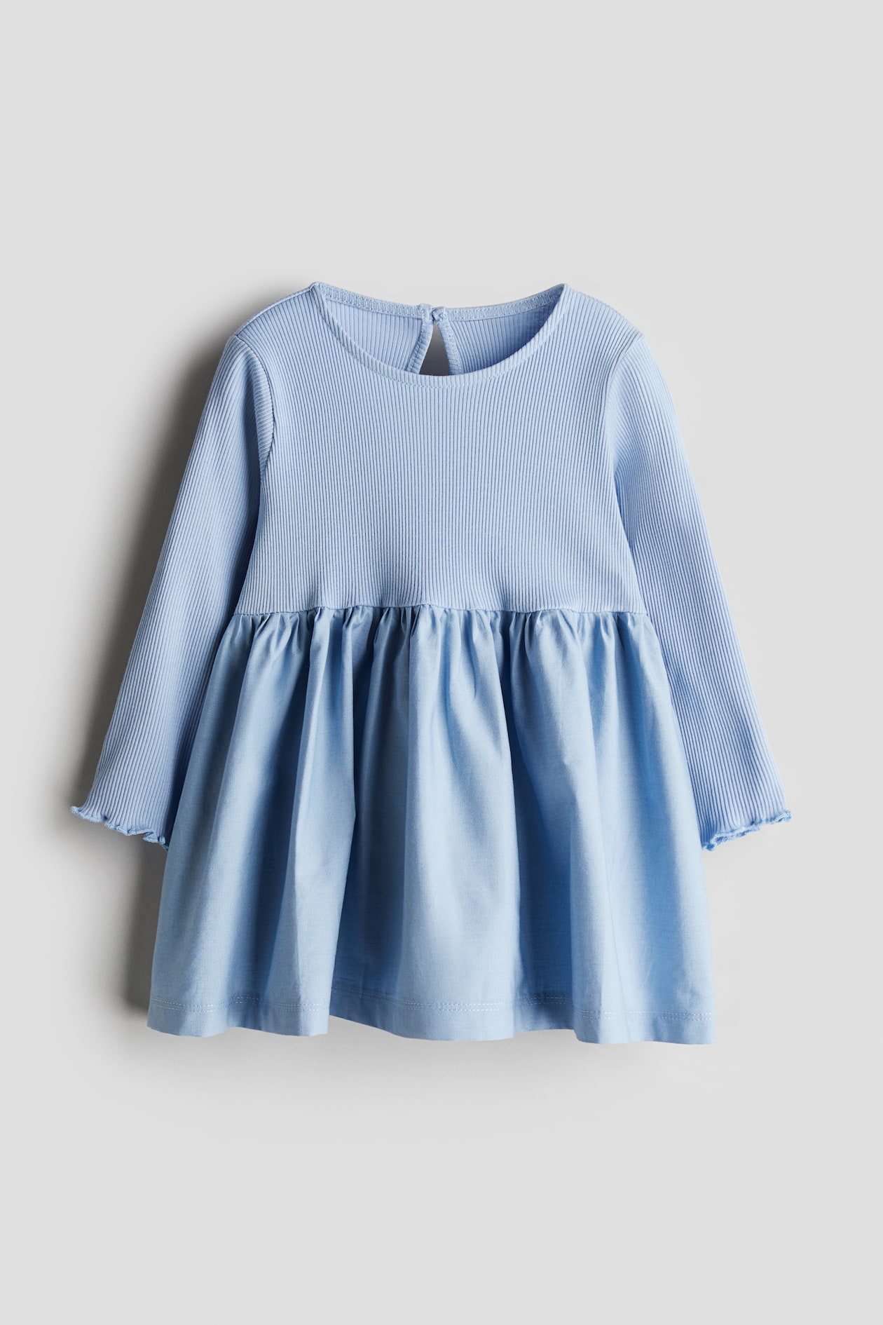 Long-sleeved dress Light blue Kids H&M IN