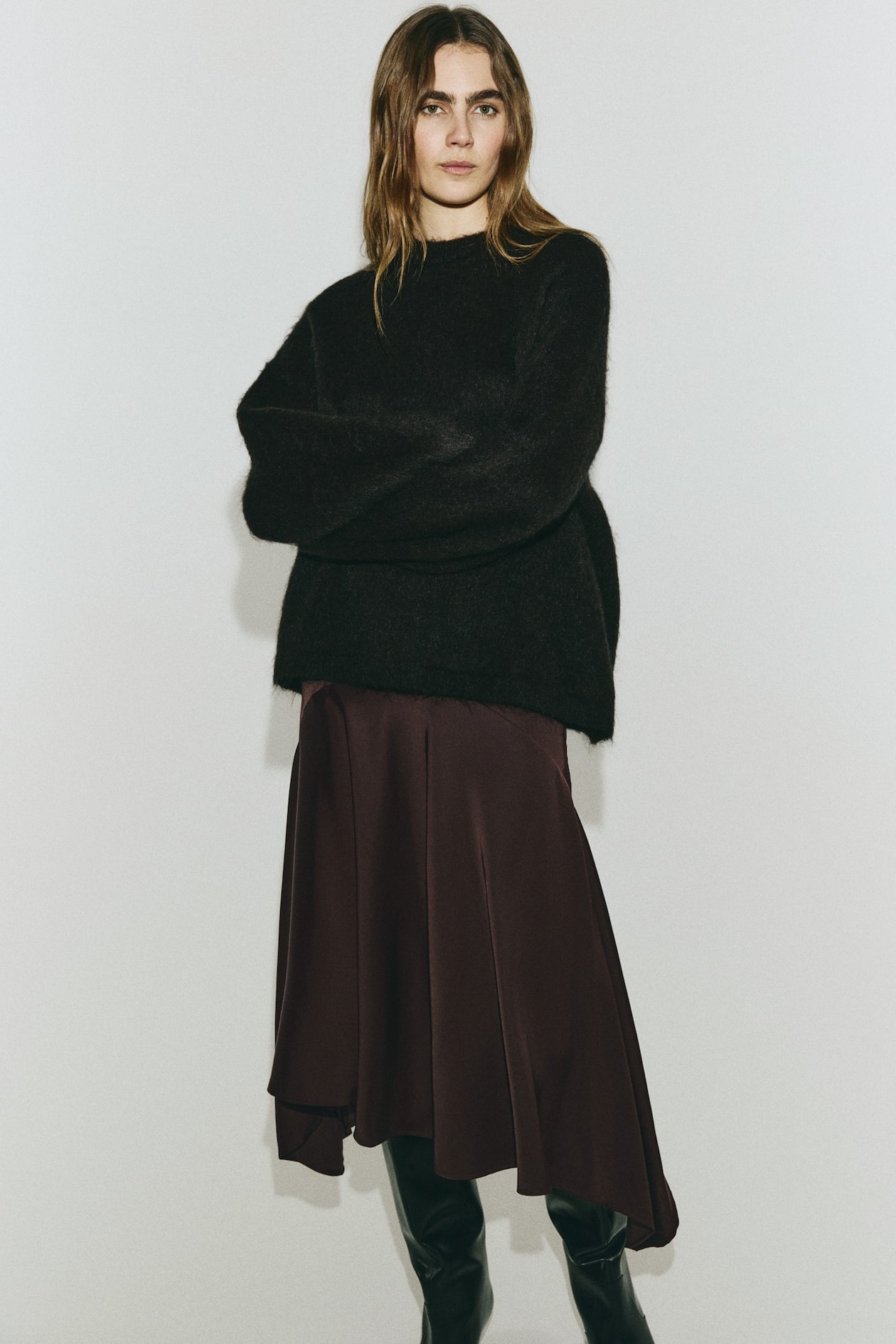 Satin Twill Skirt - image 1