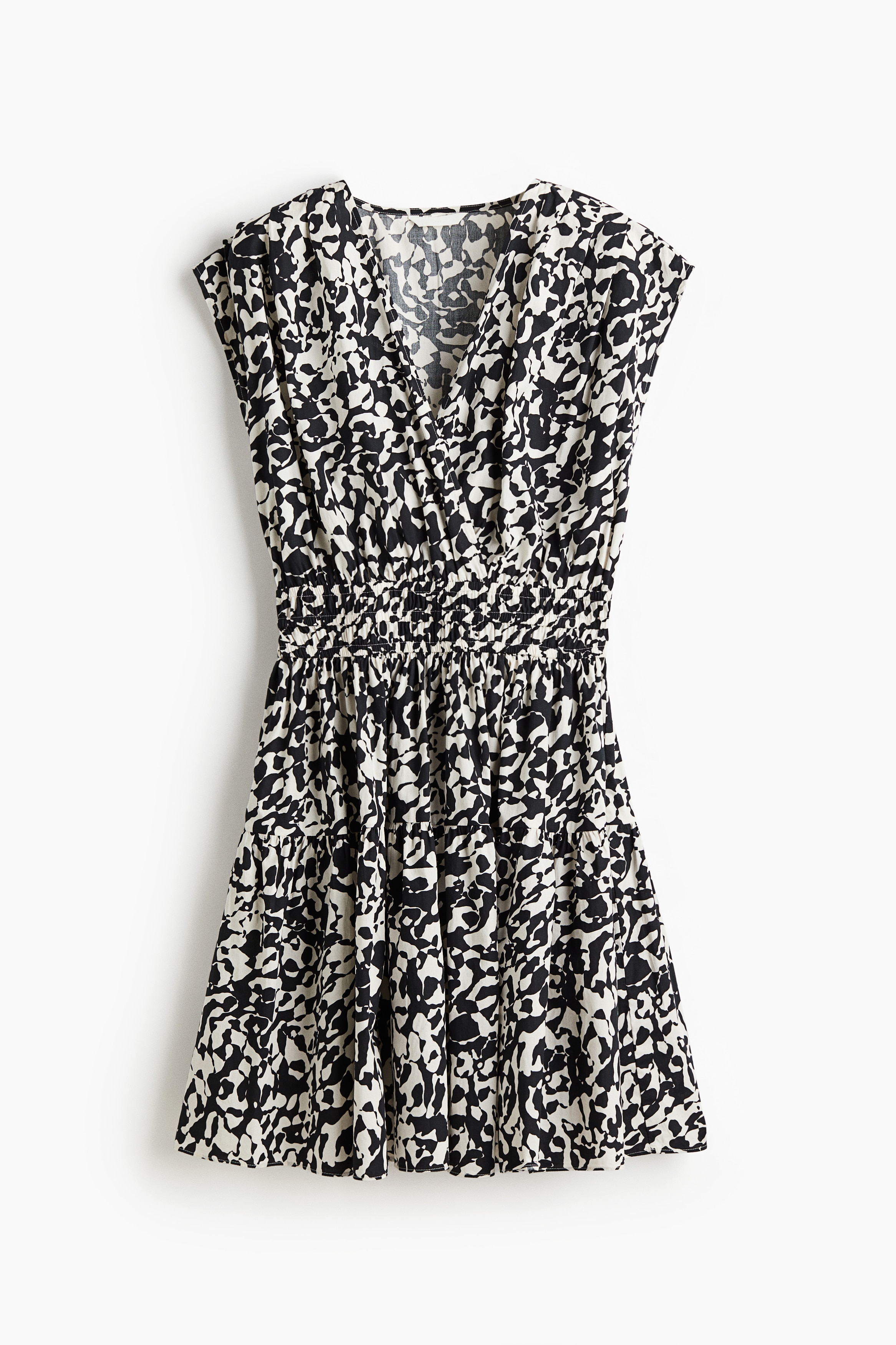 Cotton Dress - Black/patterned