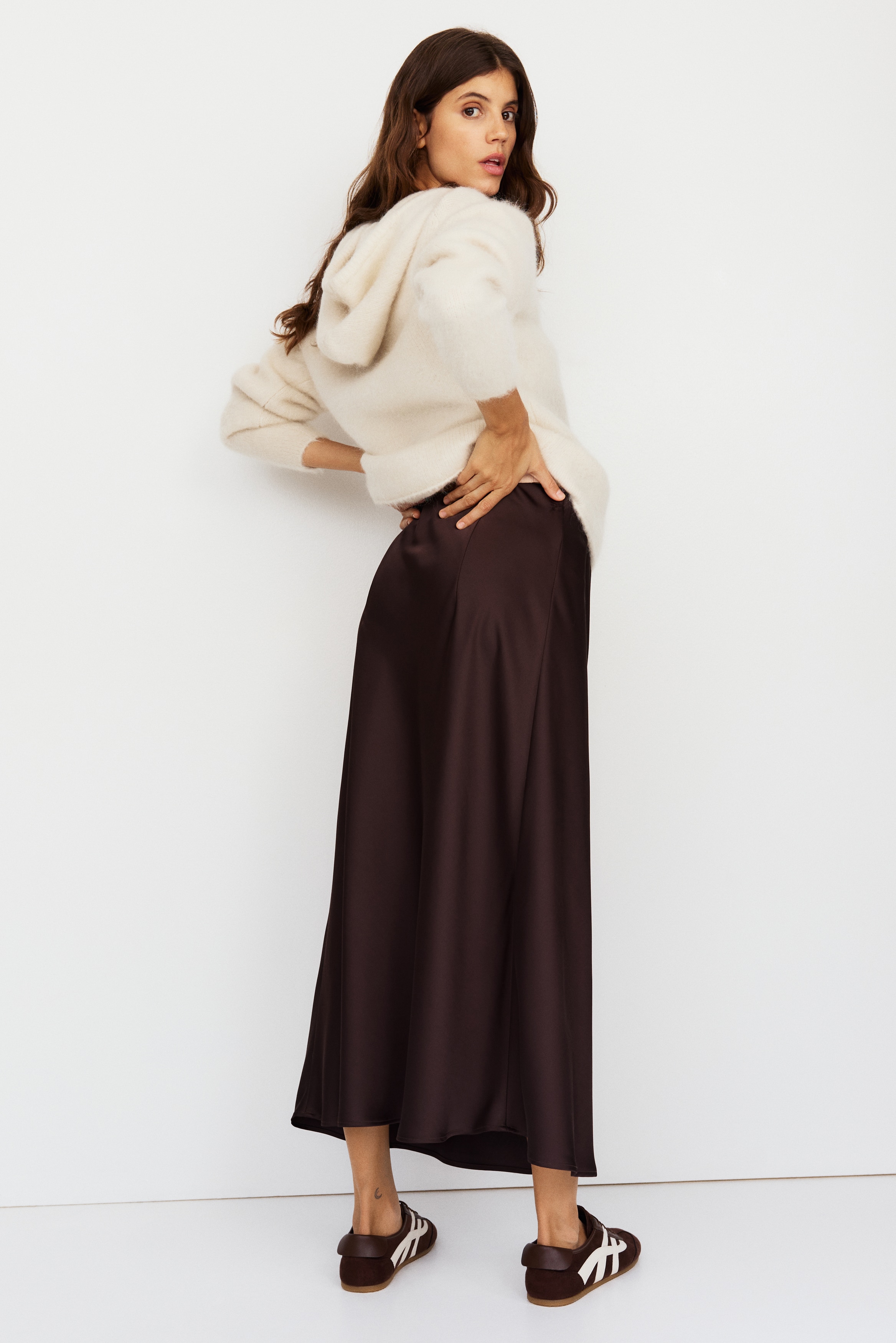 MAMA Satin Slip Skirt - thumbnail 5